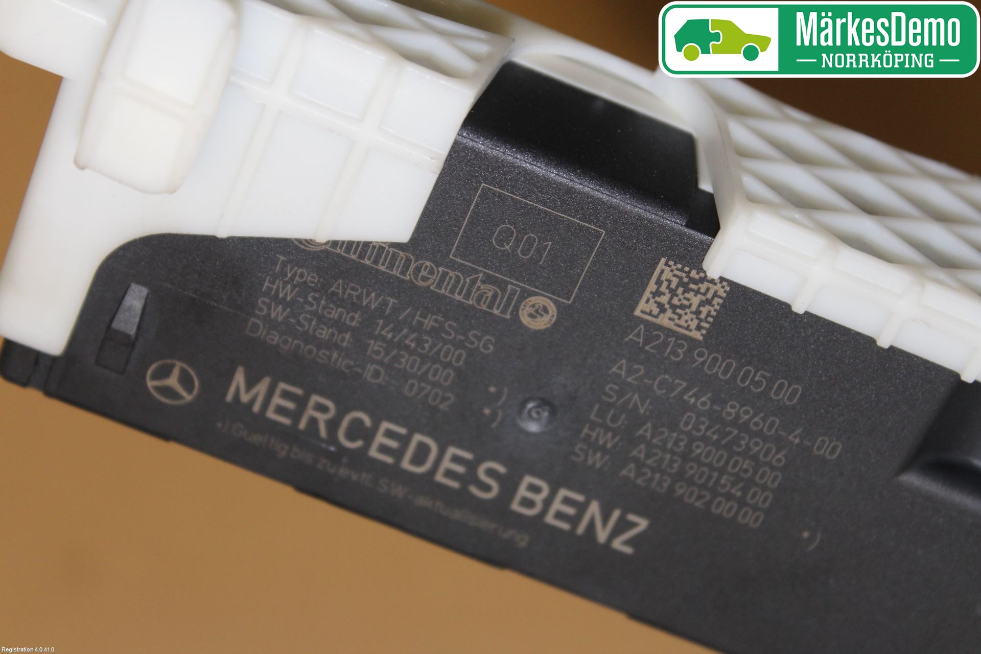 Mercedes-Benz MB E-KLASS (W213) 16-23 Styreenhet Bakluke
