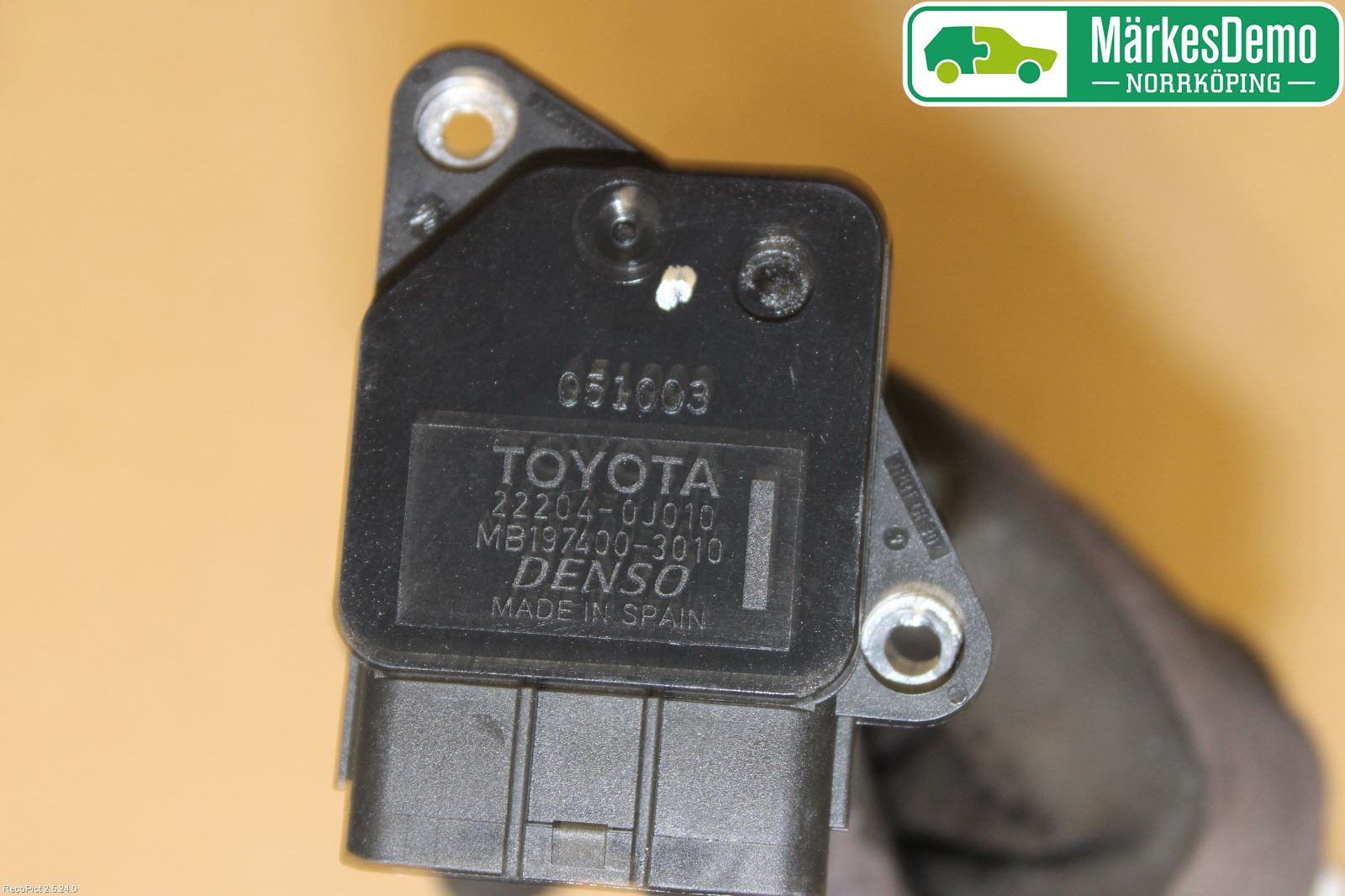 Toyota YARIS P1 03-05 Inns Luftmassemåler