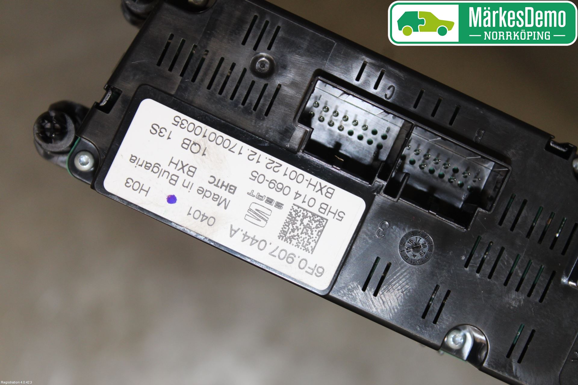 Seat IBIZA V 17-20 Varmeapparat Panel(Regulering)