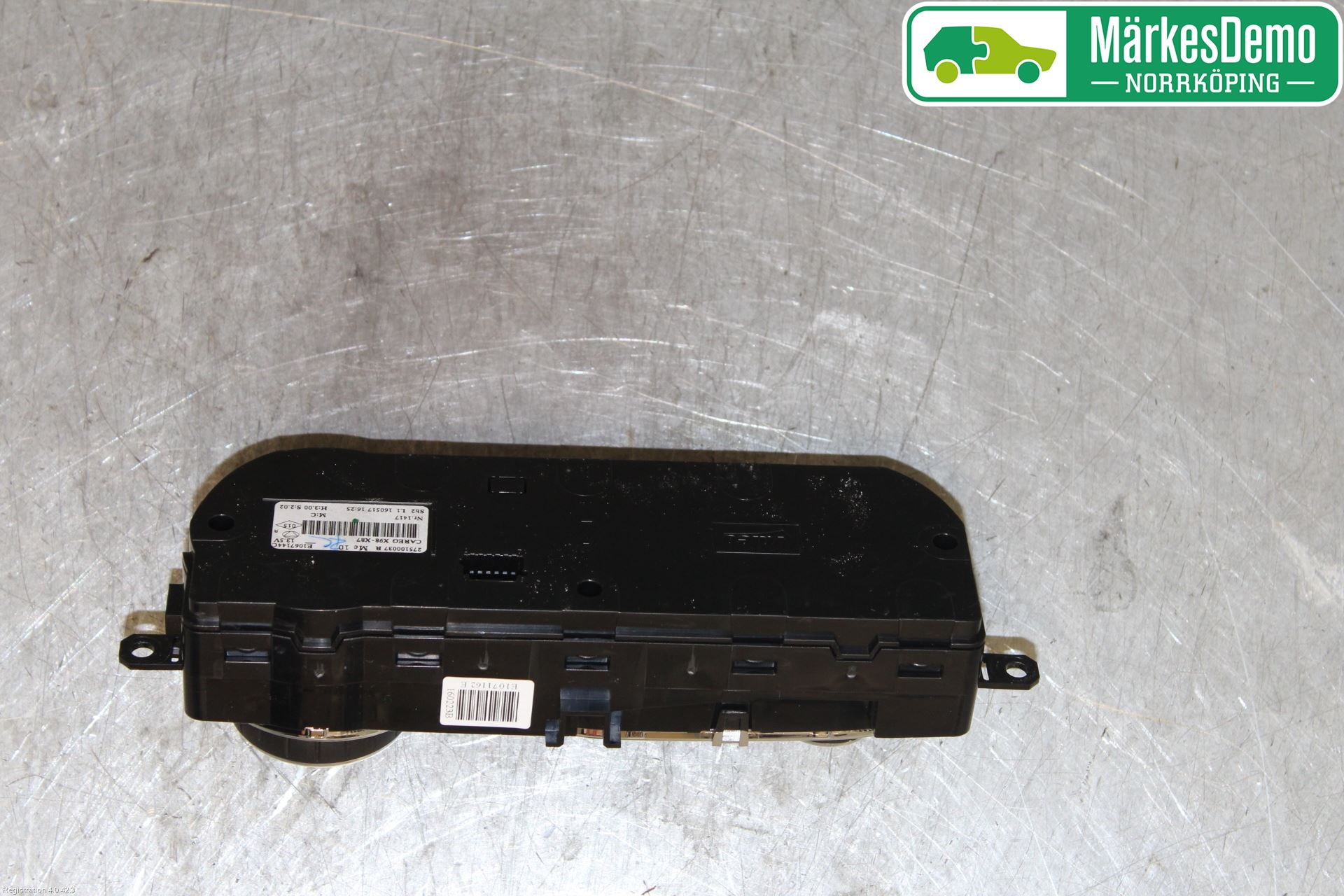 Renault CAPTUR 13-19 Varmeapparat Panel(Regulering)
