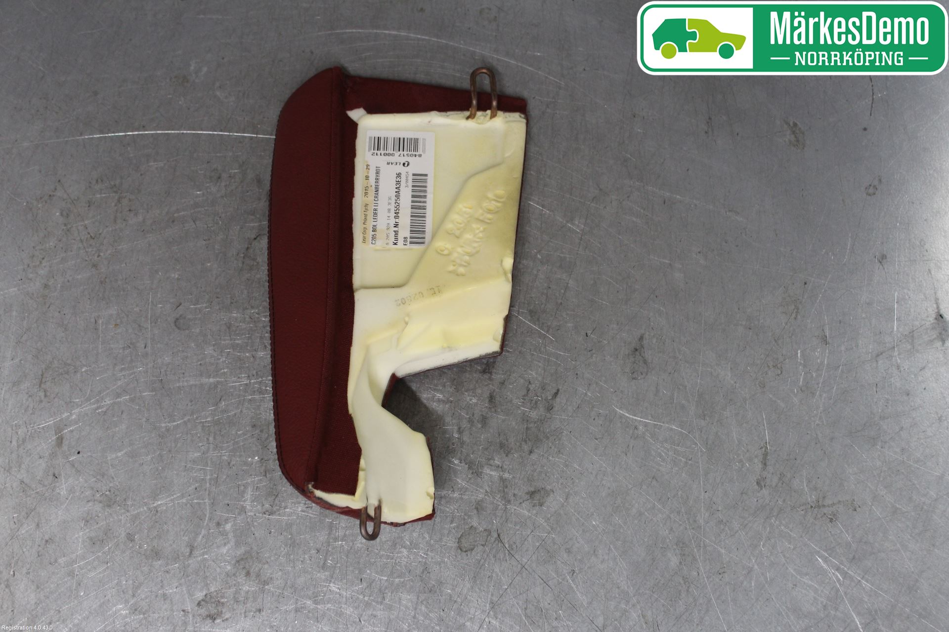 Mercedes-Benz MB C-KLASS (W205) 14-21 Innr Sidetrekk-Deksel