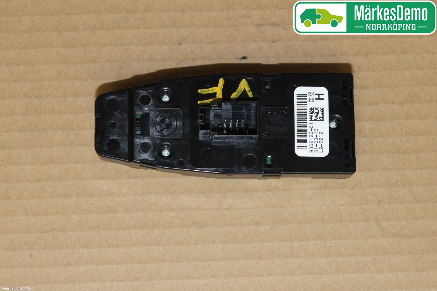 BMW i3 I01 13-22 Bryter Vindusheis