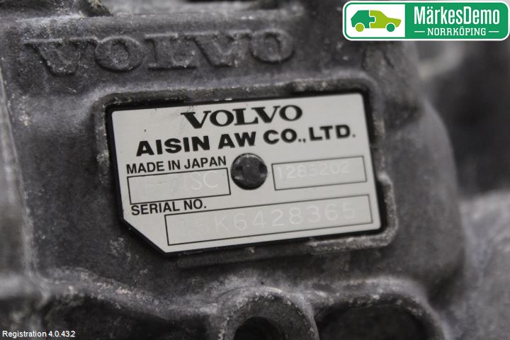 Volvo S60 14-18 Gearkasse Automat