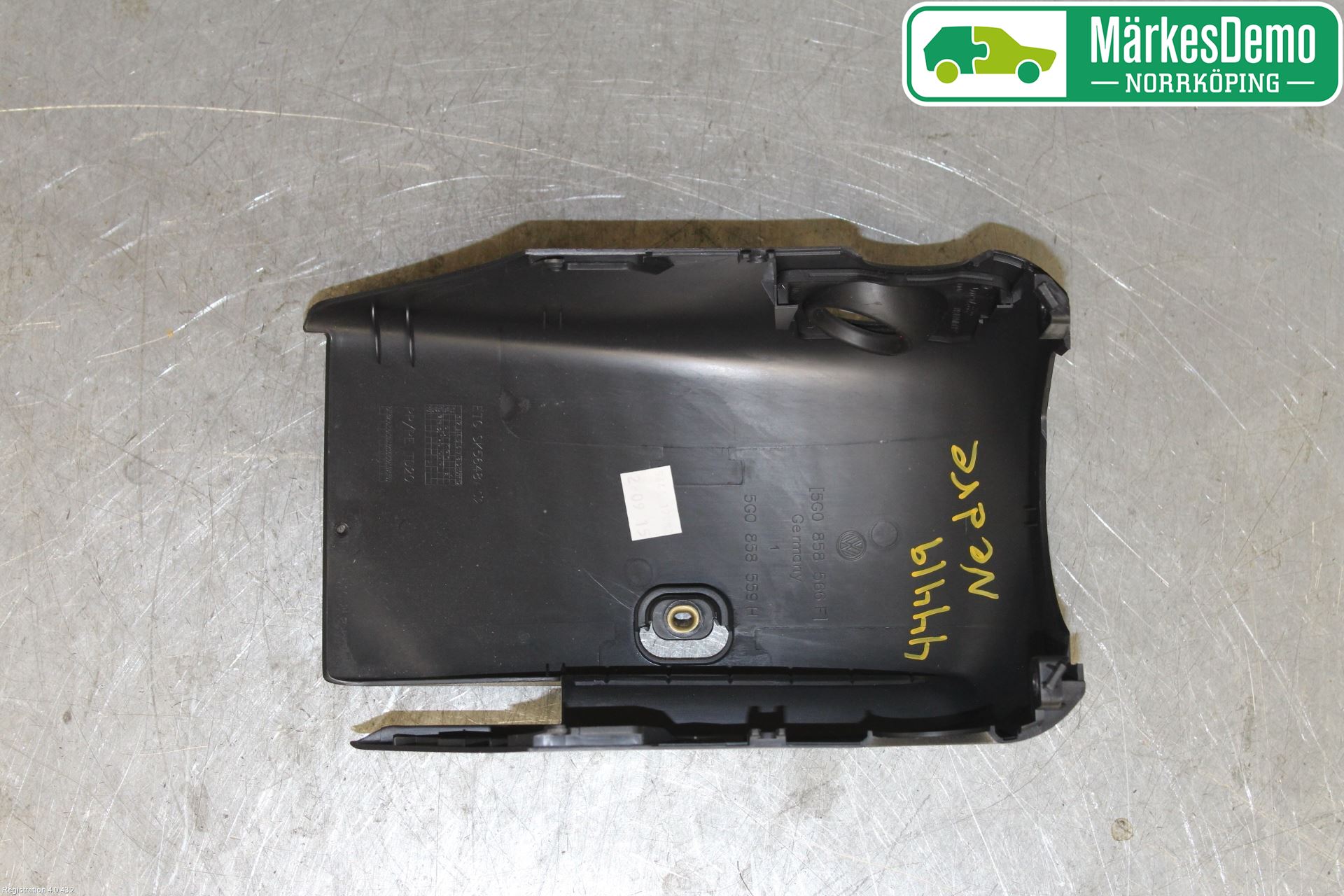 Volkswagen VW GOLF / E-GOLF VII 13-20 Rattdeksel - Deksler