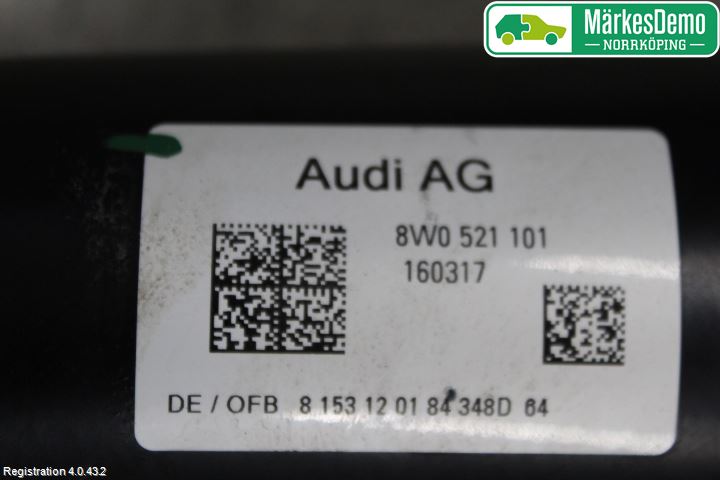 Audi A5 17- Mellomaksel Kompl