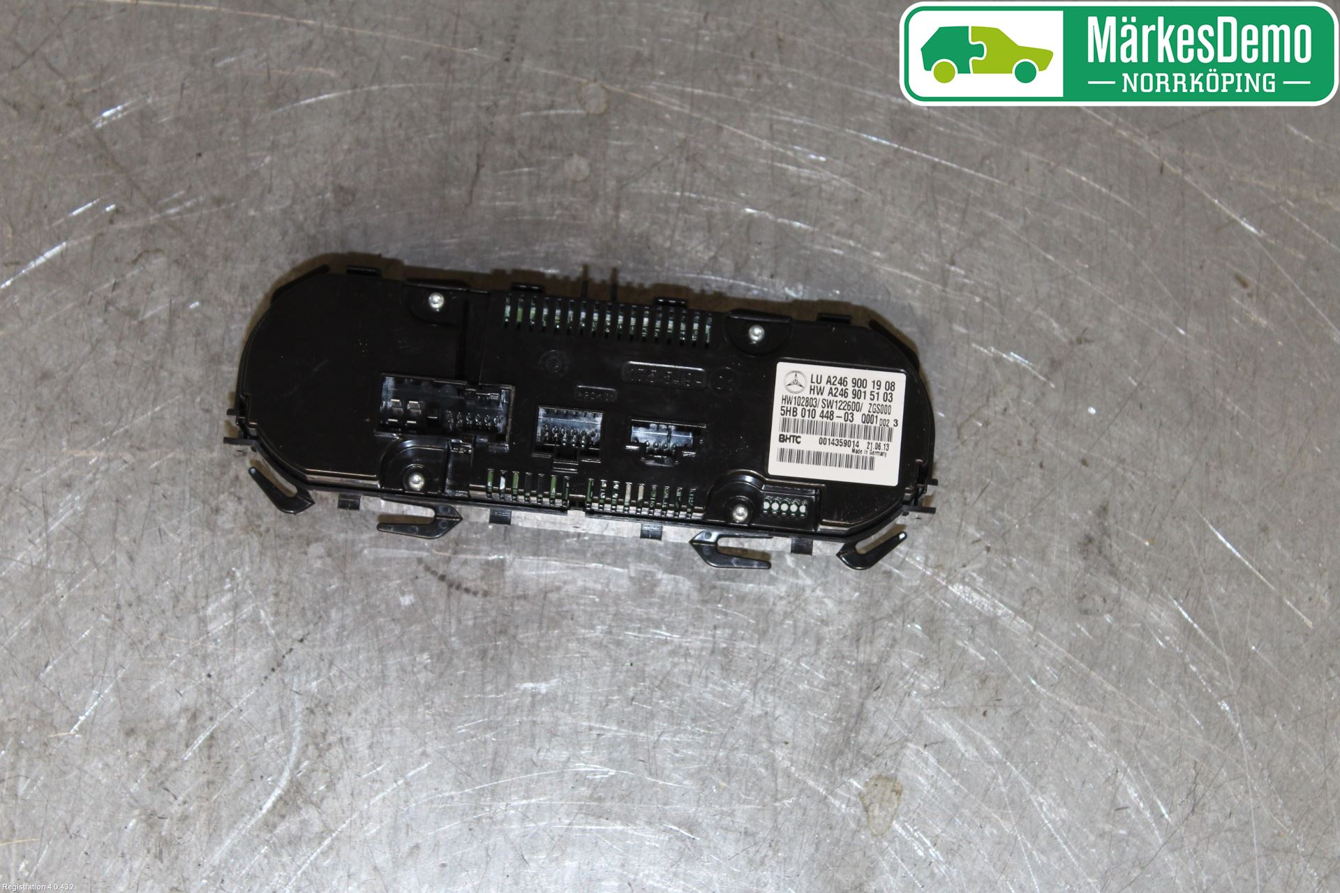 Mercedes-Benz MB A-KLASS (W176) 13-18 Varmeapparat Panel(Regulering)