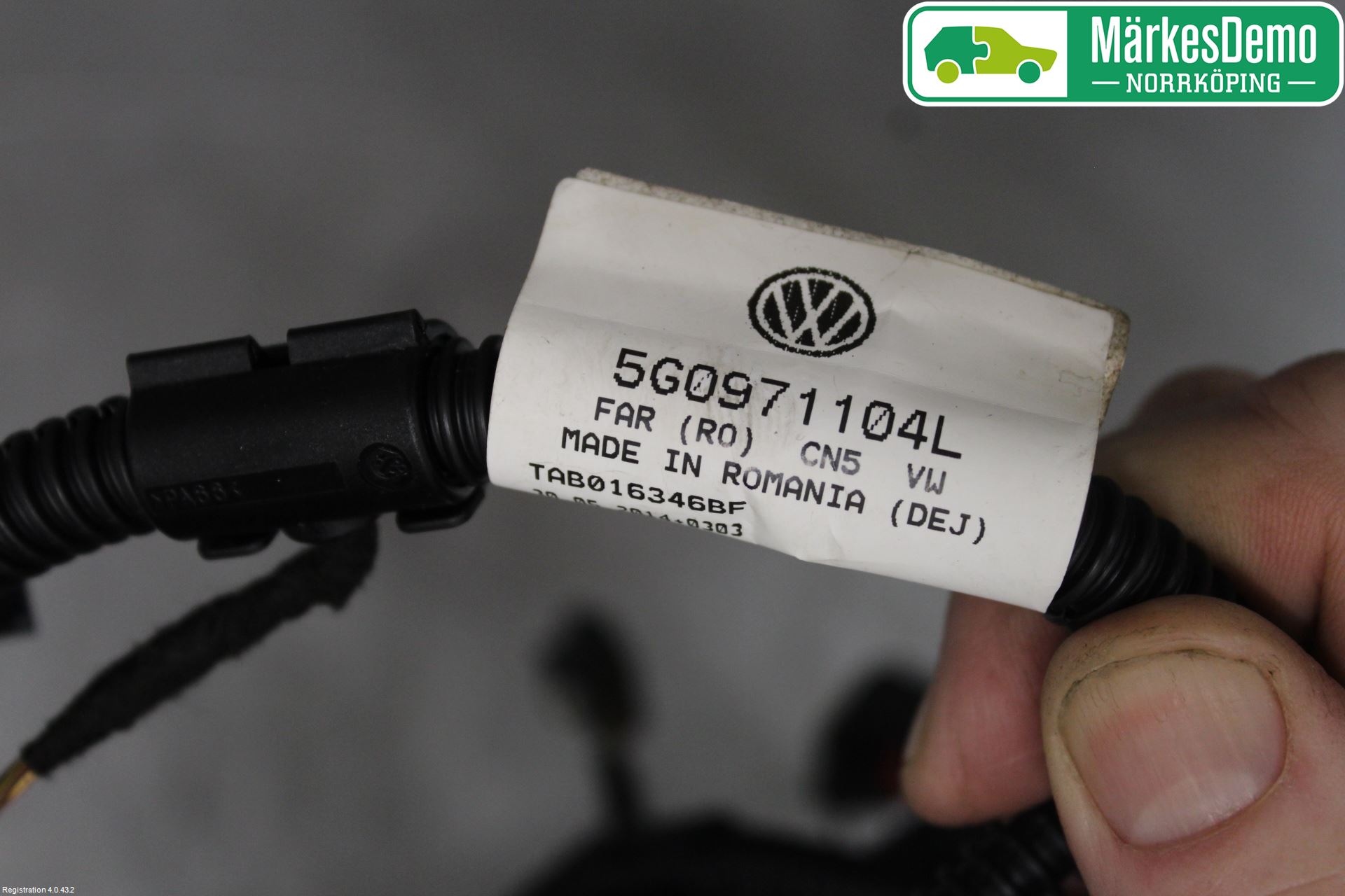 Volkswagen VW GOLF / E-GOLF VII 13-20 Sensor Ryggesensor