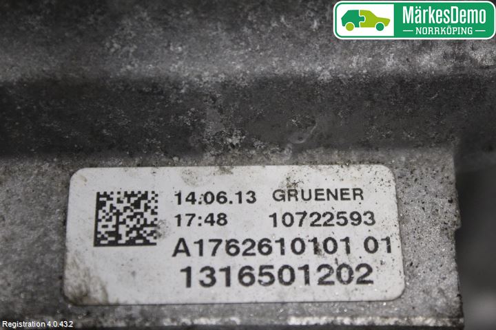 Mercedes-Benz MB A-KLASS (W176) 13-18 Gearkasse 6 Trinn