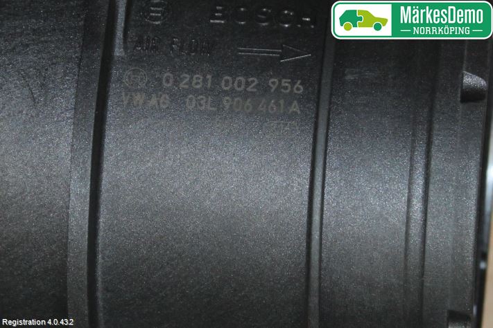 Volkswagen VW CRAFTER 06-16 Inns Luftmassemåler