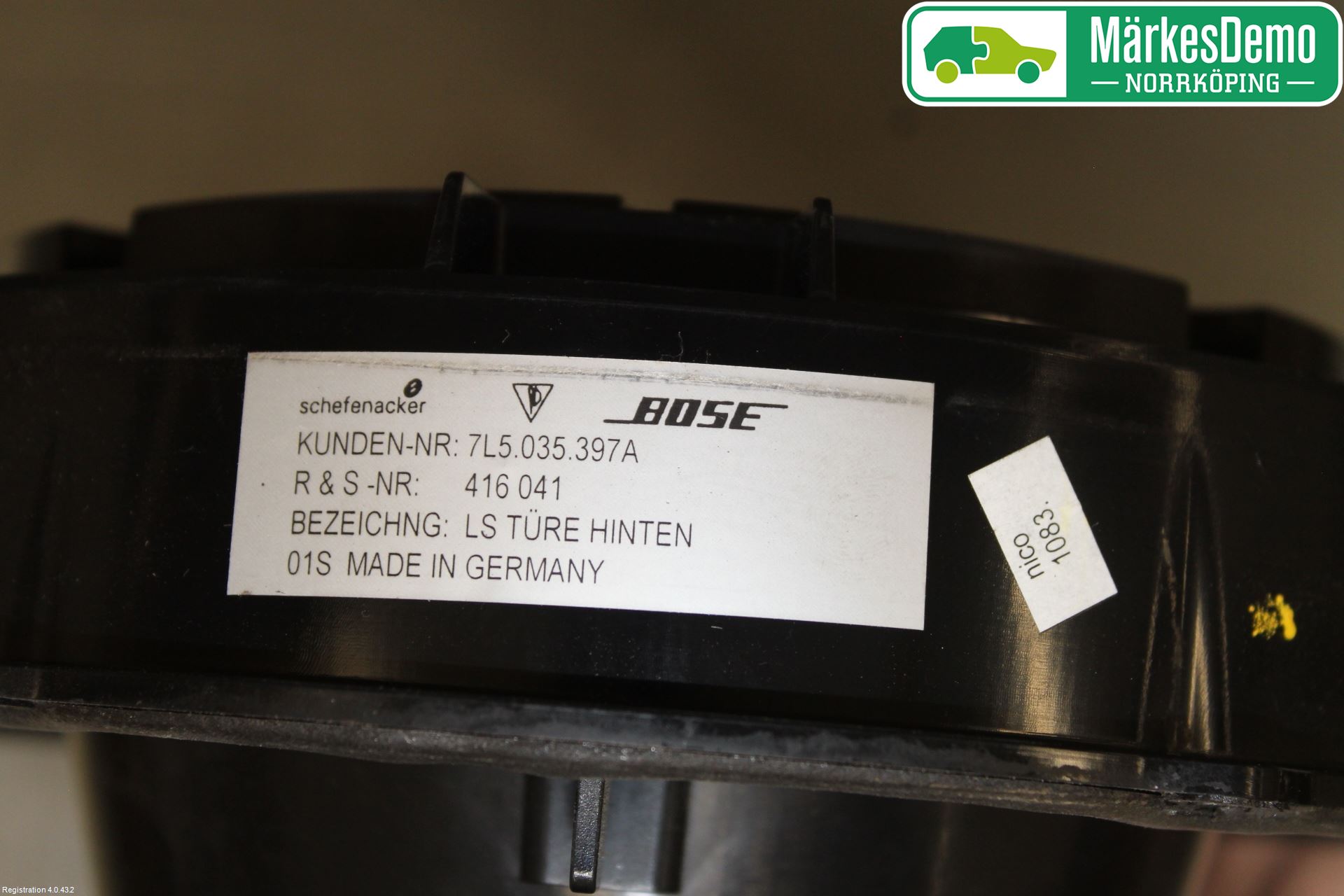 Porsche CAYENNE 03- Innr Høyttaler
