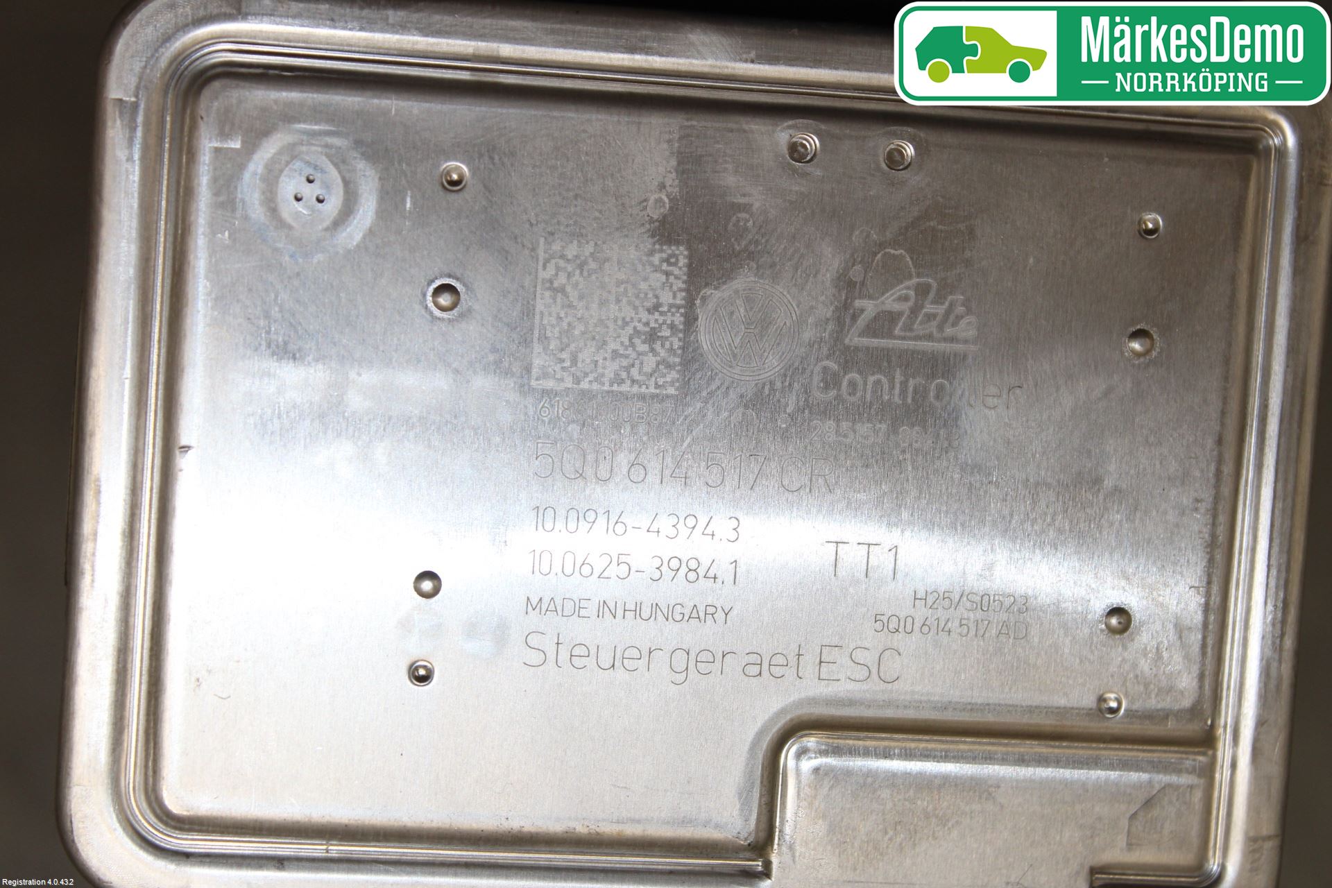 Volkswagen VW GOLF / E-GOLF VII 13-20 Abs Hydraulikkaggregat