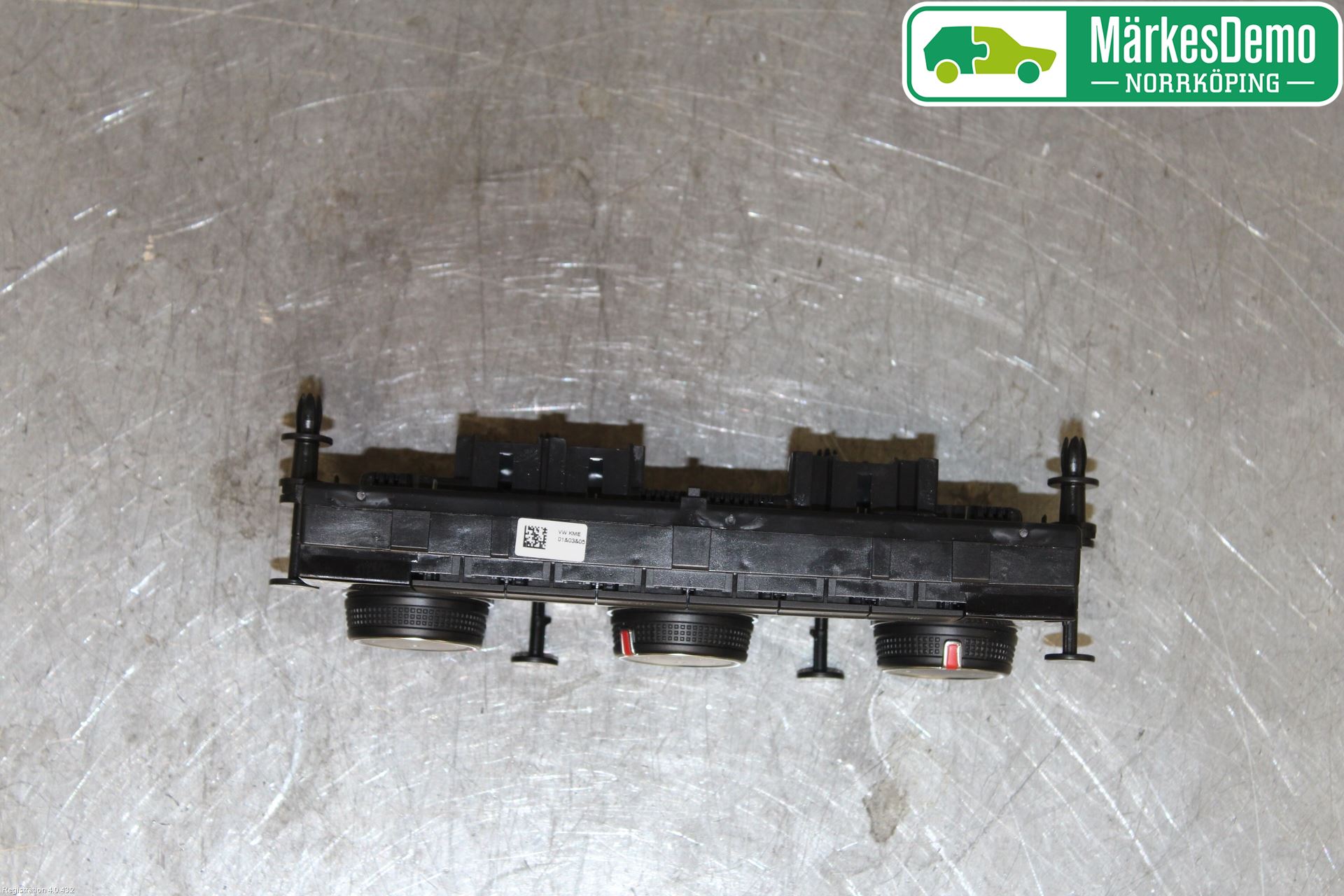 Volkswagen VW GOLF / E-GOLF VII 13-20 Varmeapparat Panel(Regulering)