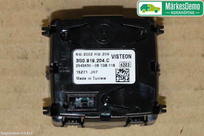 Volkswagen VW PASSAT 15-19 Instr Klokke