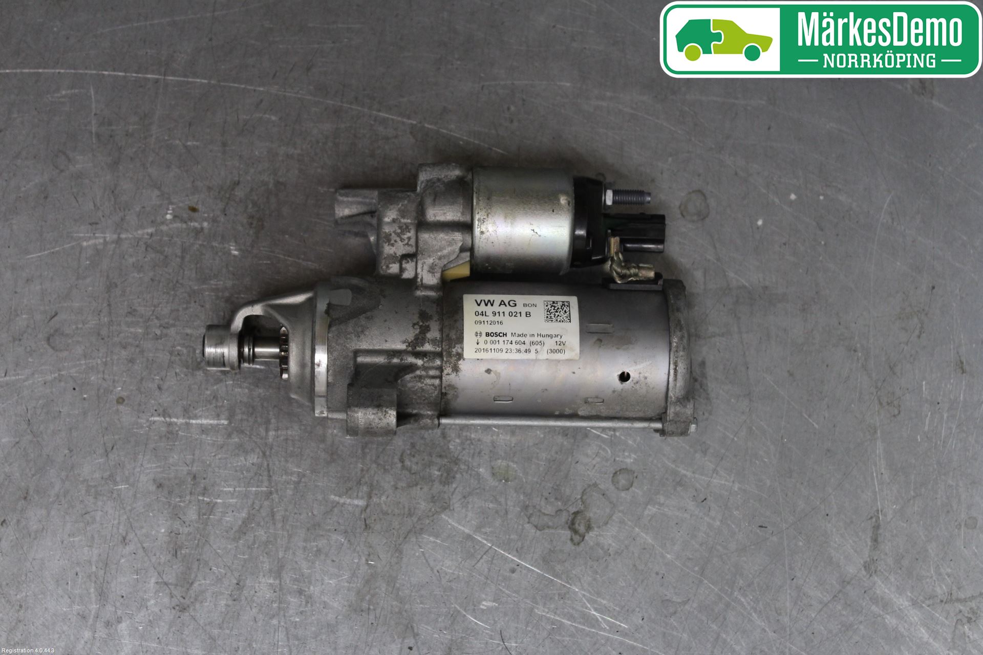 Audi A4/S4 B9 16-19 Startmotor Diesel