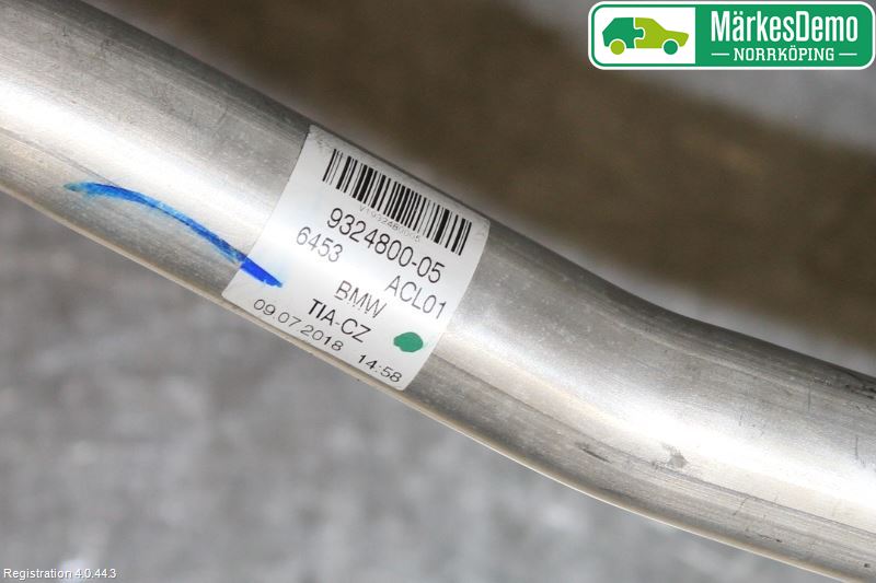 BMW 5 G30/G31/F90 17-23 Varme Ac Slange - Rør