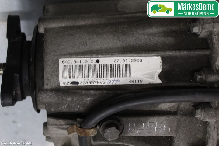 Volkswagen VW TOUAREG 7L 03-10 Gearkasse Fordelingskasse