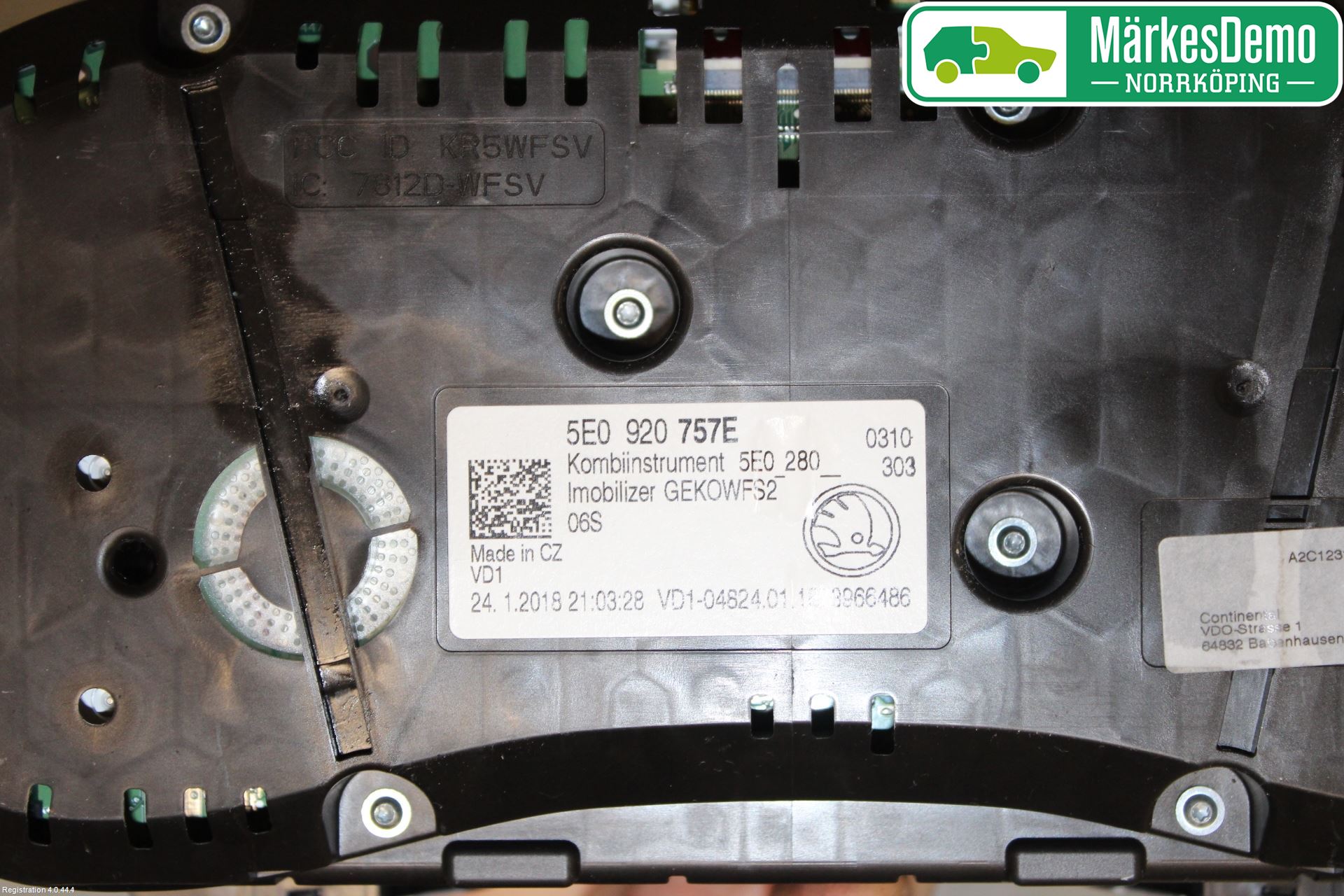 Skoda OCTAVIA (5E) 13-20 Instr Speedometer