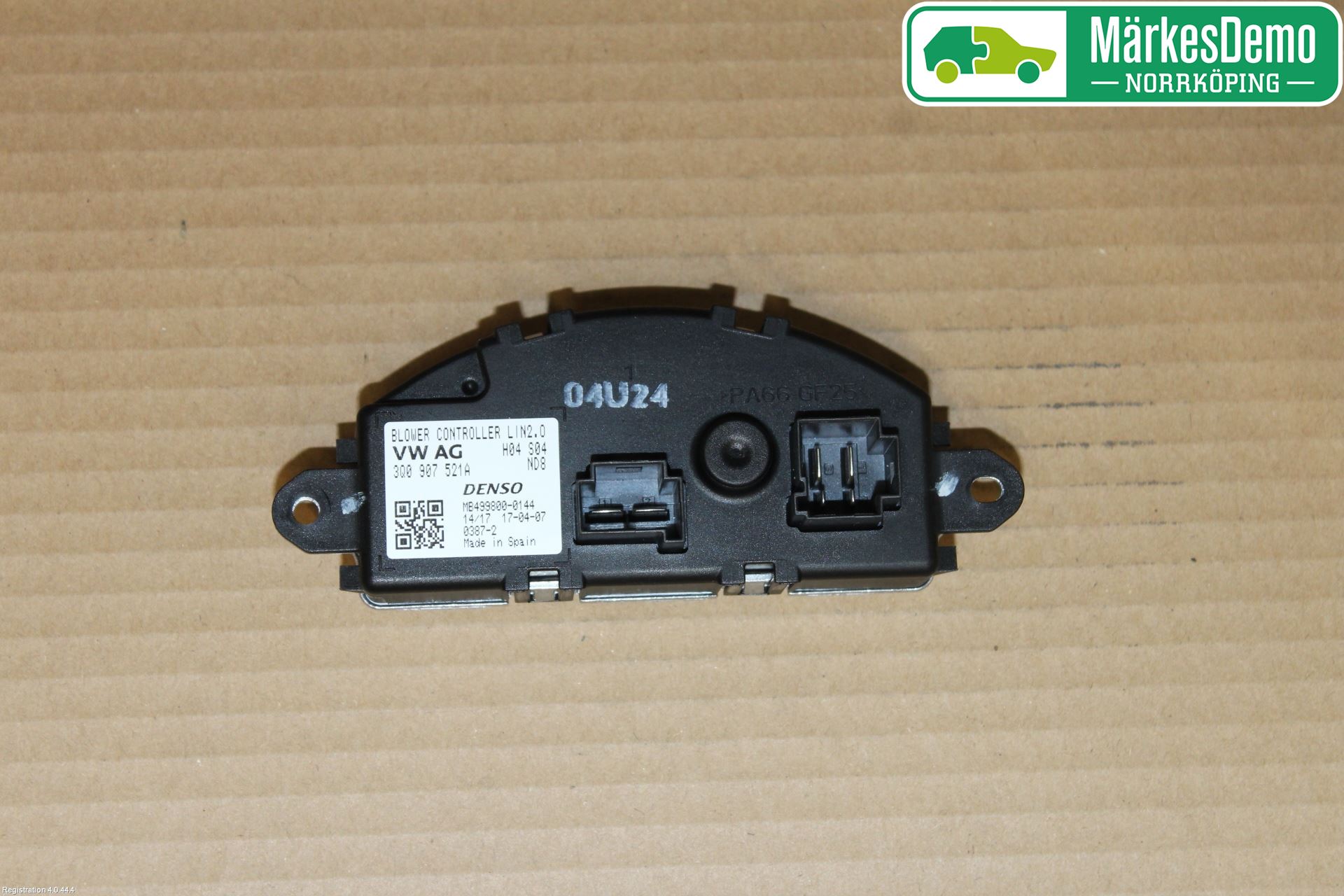 Volkswagen VW PASSAT 15-19 Varmeapparat Viftemotstand