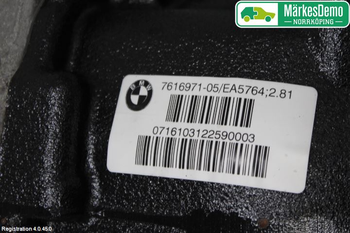 BMW 1 F20/F21 11-19 Bakaksel Kardang Bak -Diff