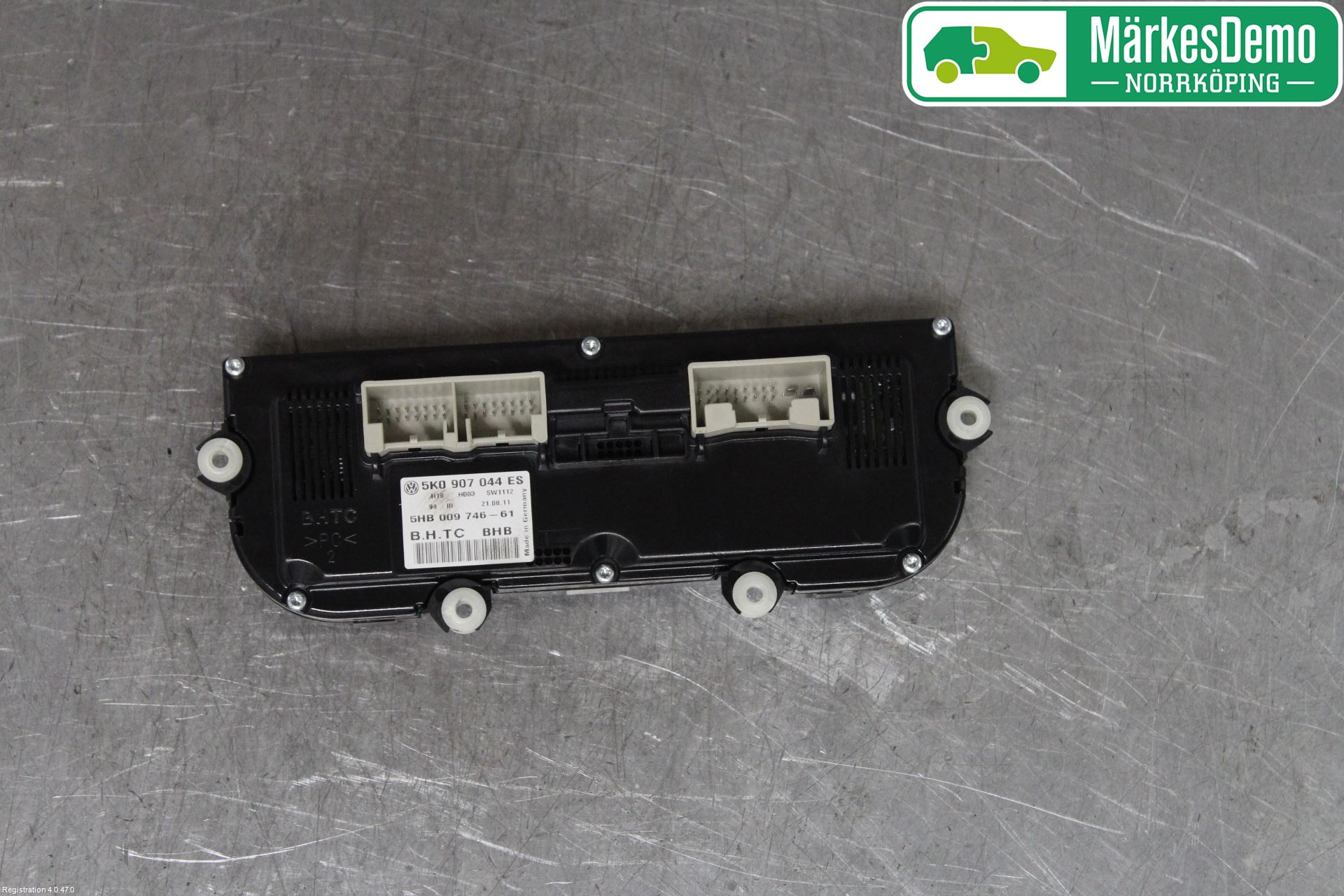 Volkswagen VW GOLF VI 09-13 Varmeapparat Panel(Regulering)