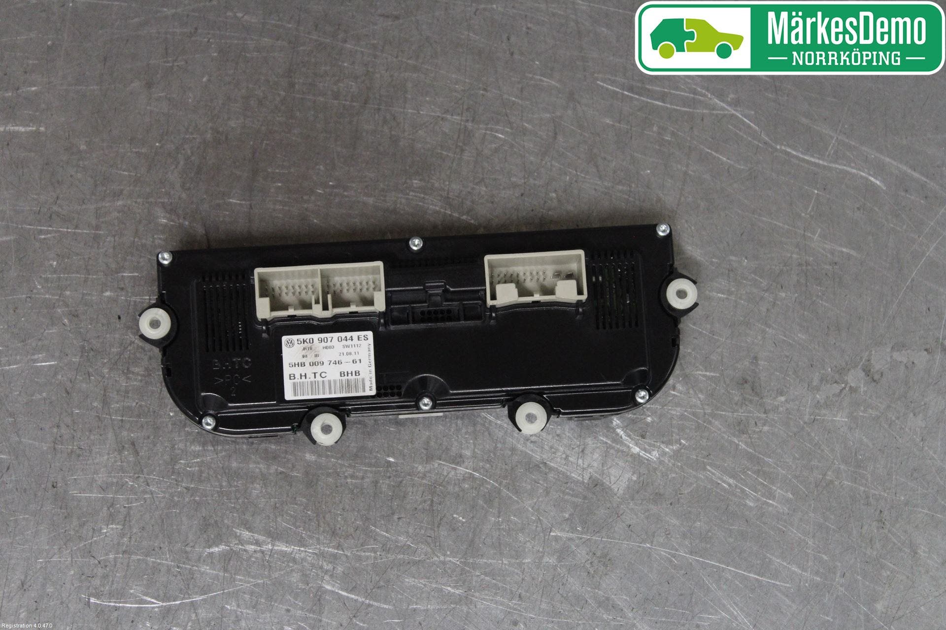 Volkswagen VW GOLF VI 09-13 Varmeapparat Panel(Regulering)
