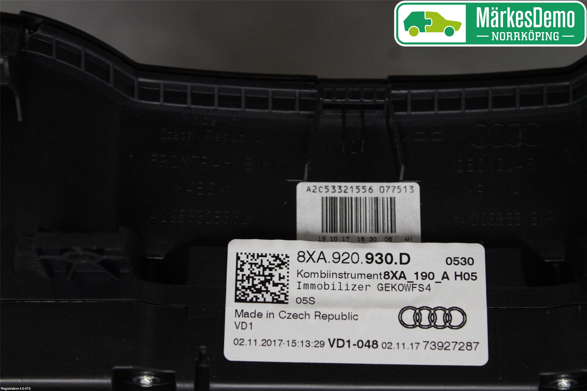 Audi A1/S1 11-18 Instr Kombinert