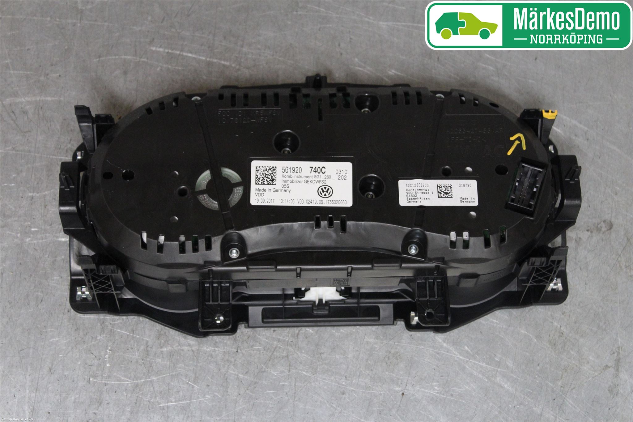 Volkswagen VW GOLF / E-GOLF VII 13-20 Instr Kombinert