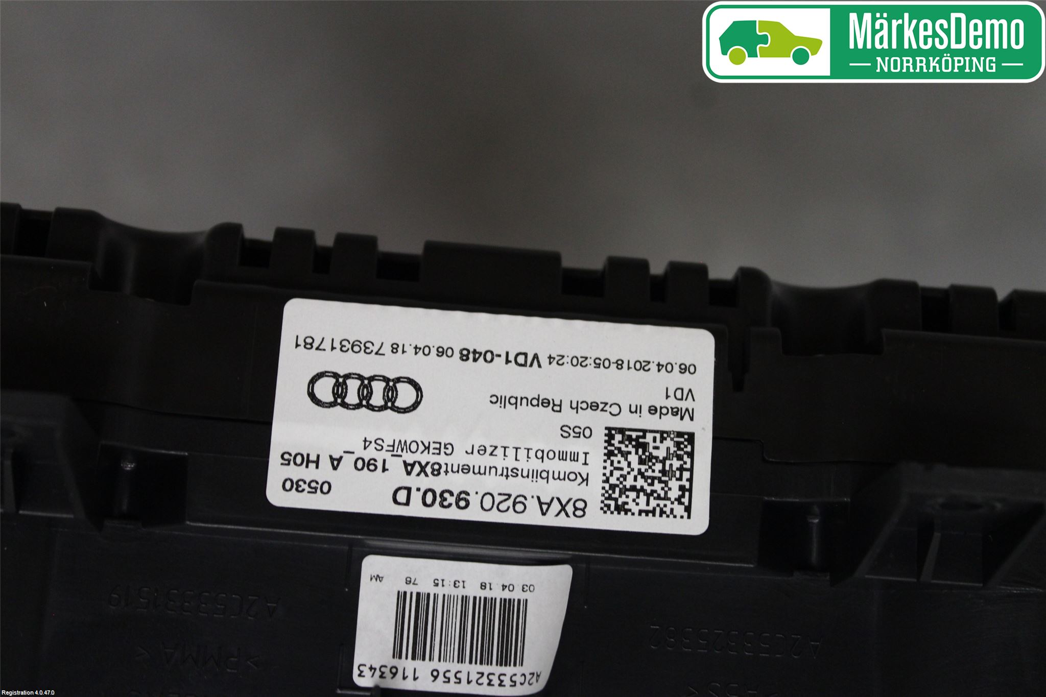 Audi A1/S1 11-18 Instr Kombinert