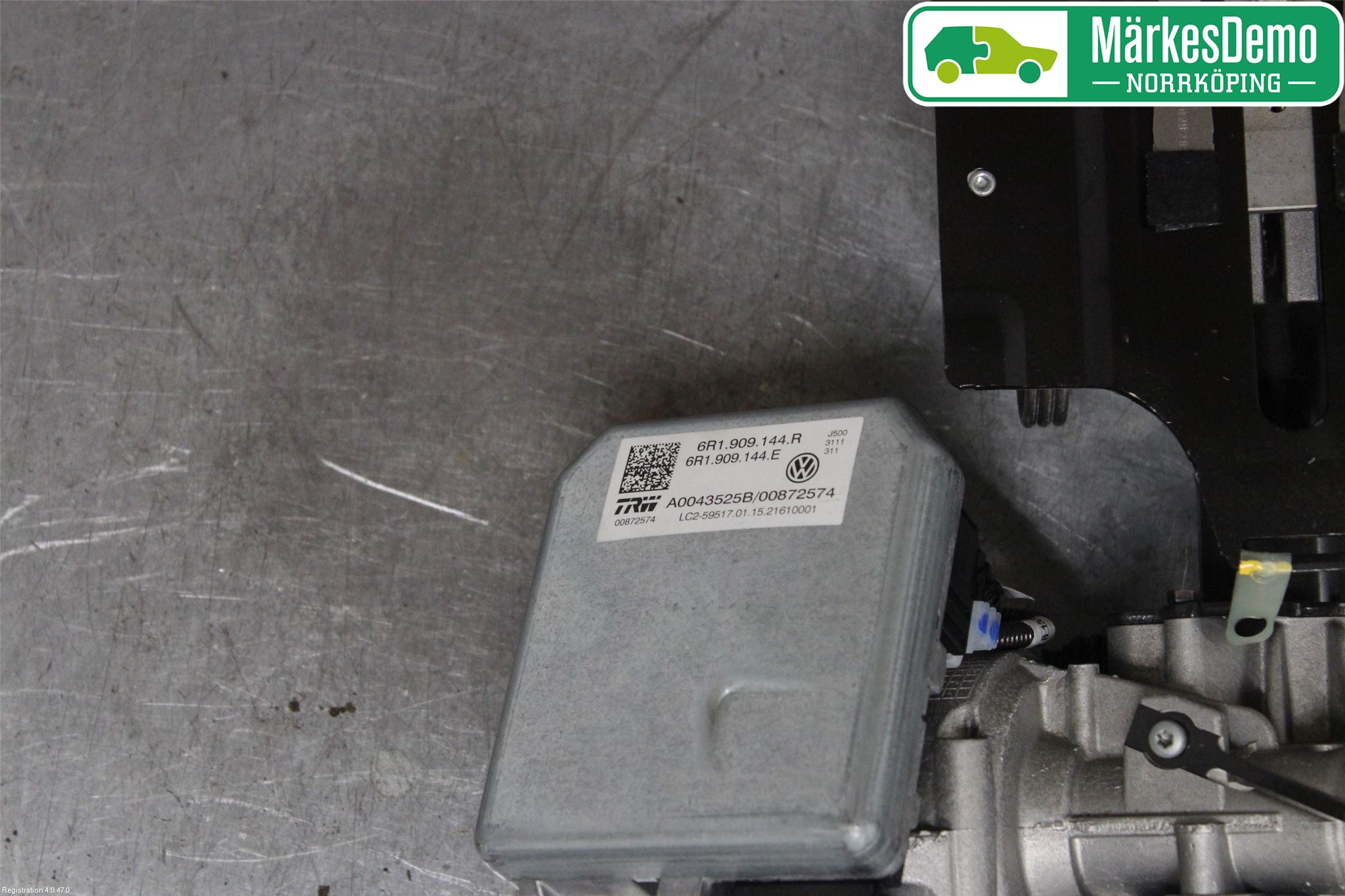 Volkswagen VW UP! / E-UP! Rattakselaggregat Innebygd Servo
