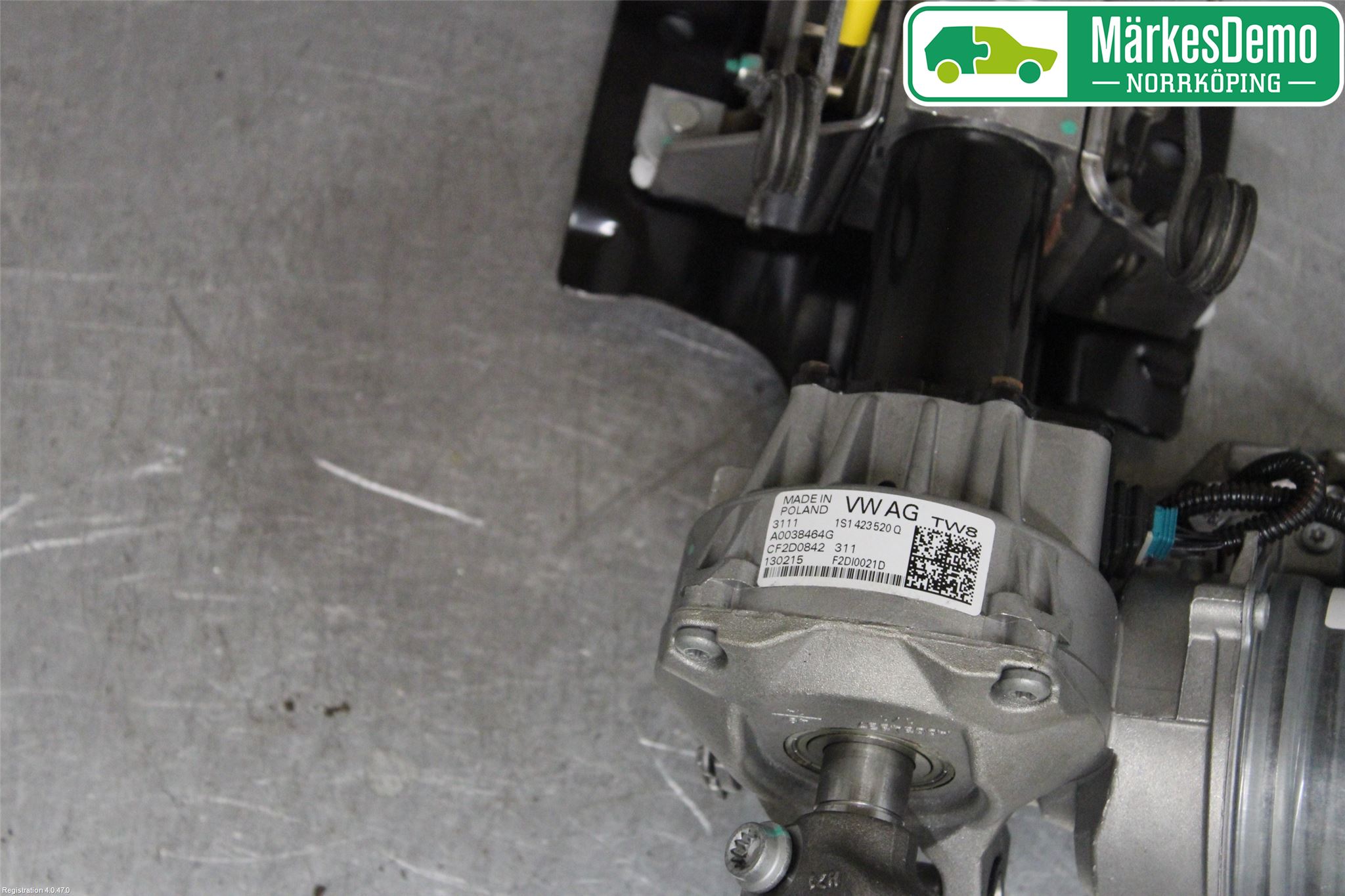 Volkswagen VW UP! / E-UP! Rattakselaggregat Innebygd Servo