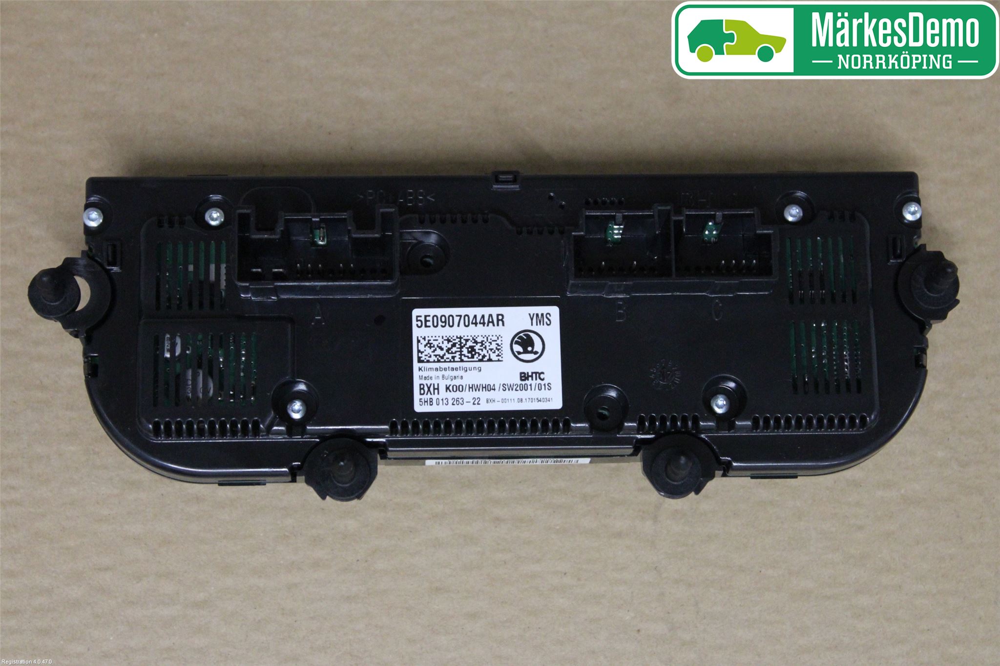 Skoda OCTAVIA (5E) 13-20 Varmeapparat Panel(Regulering)