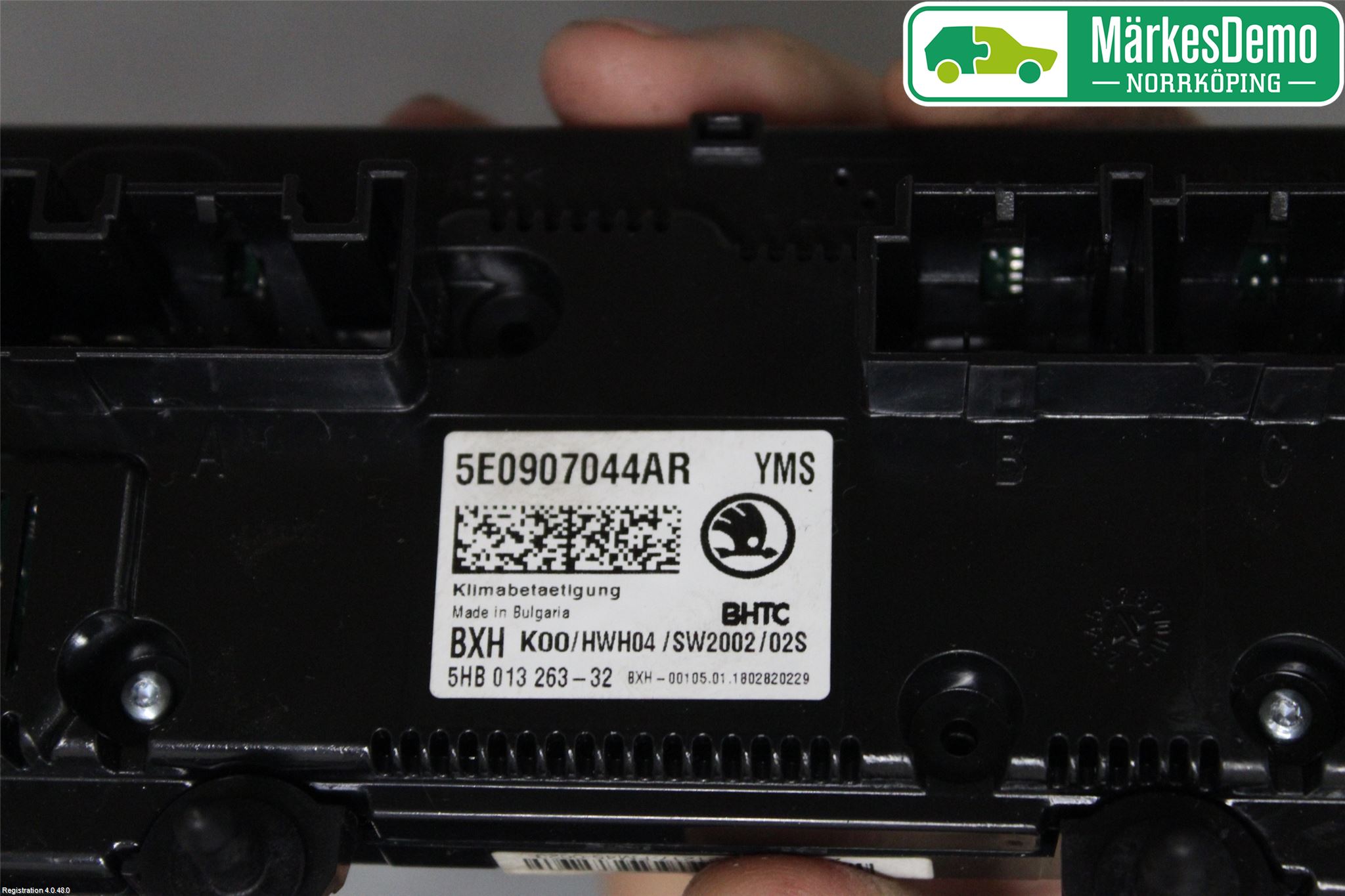 Skoda OCTAVIA (5E) 13-20 Varmeapparat Panel(Regulering)