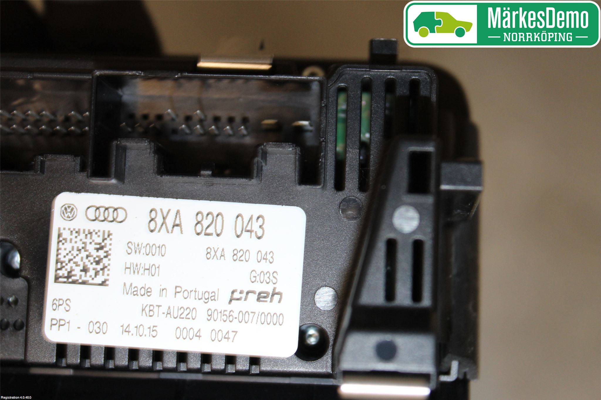 Audi A1/S1 11-18 Varmeapparat Panel(Regulering)
