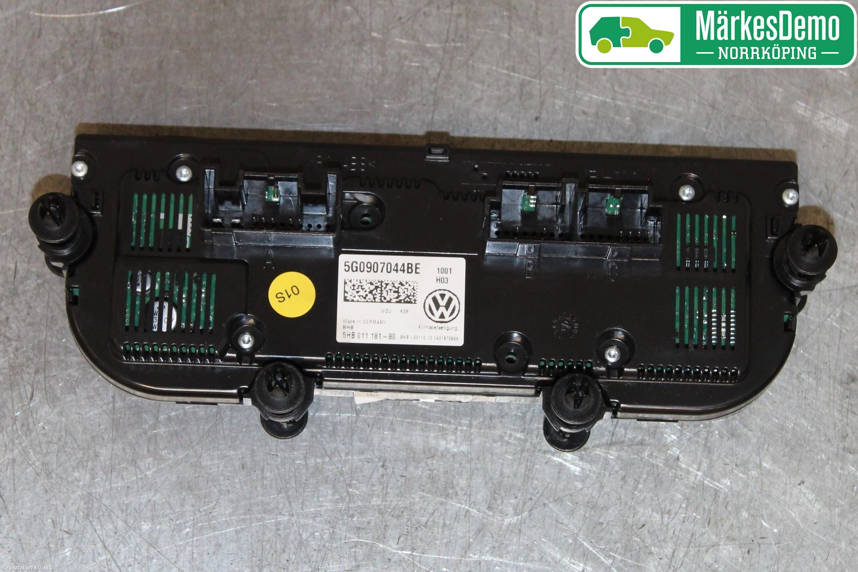 Volkswagen VW GOLF / E-GOLF VII 13-20 Varmeapparat Panel(Regulering)