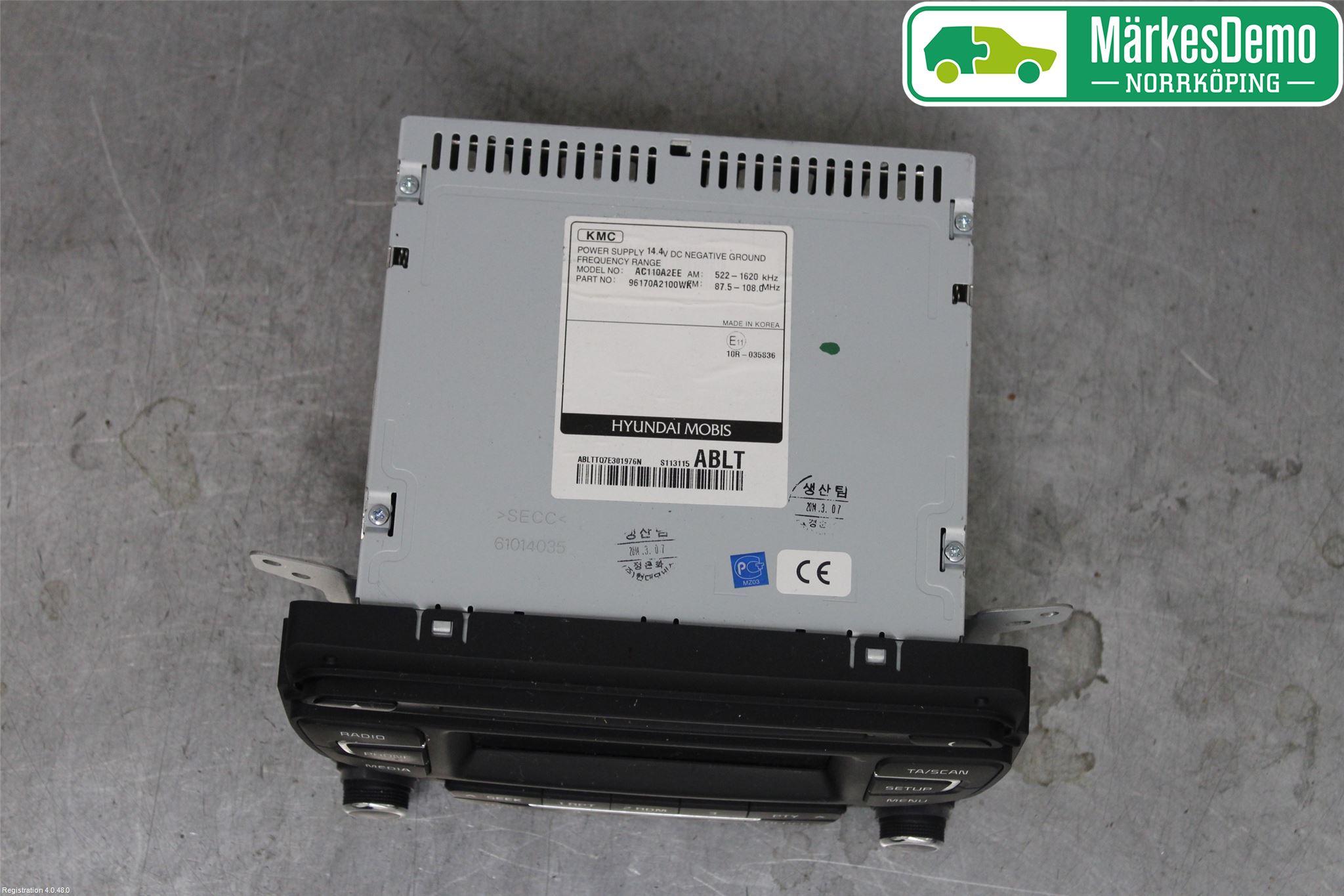 Kia CEED 12-18 Stereo Radio Med Cd