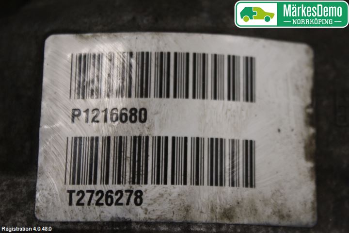 Volvo XC70 14-16 Bakaksel Kardang Bak -Diff