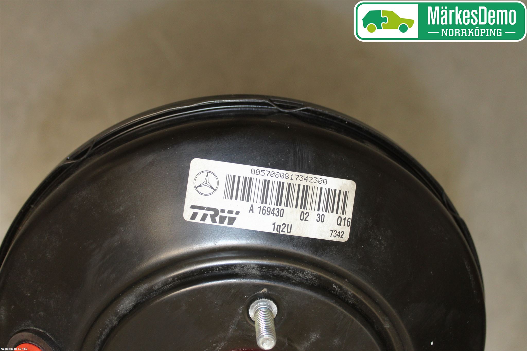 Mercedes-Benz MB A-KLASS (W169) 04-12 Bremseservo