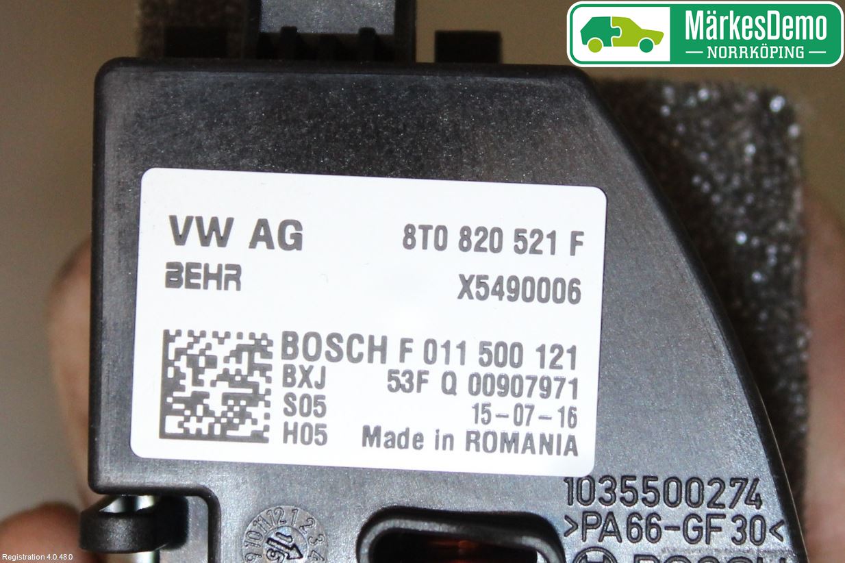 Audi A5 07-16 Varmeapparat Viftemotstand