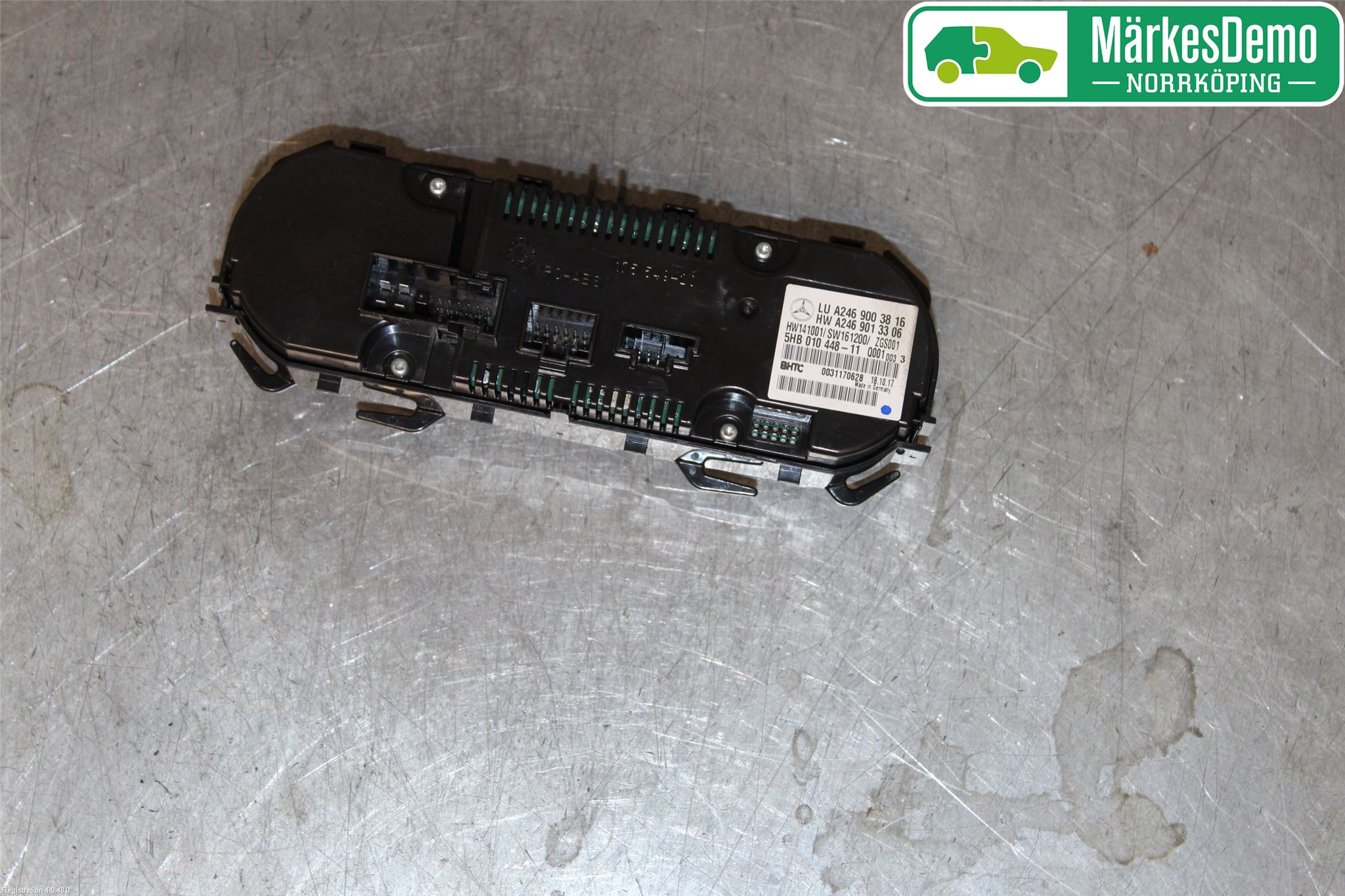 Mercedes-Benz MB B-KLASS (W246/W242) 12-19 Varmeapparat Panel(Regulering)