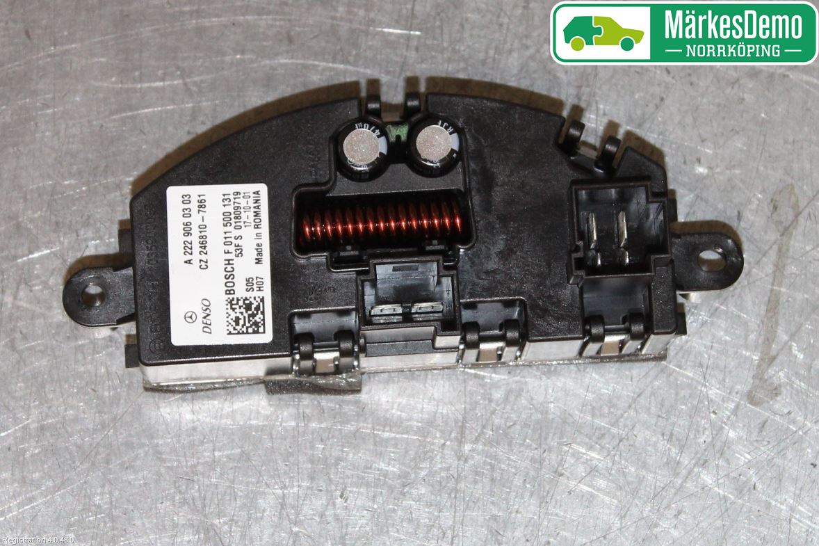Mercedes-Benz MB B-KLASS (W246/W242) 12-19 Varmeapparat Viftemotstand