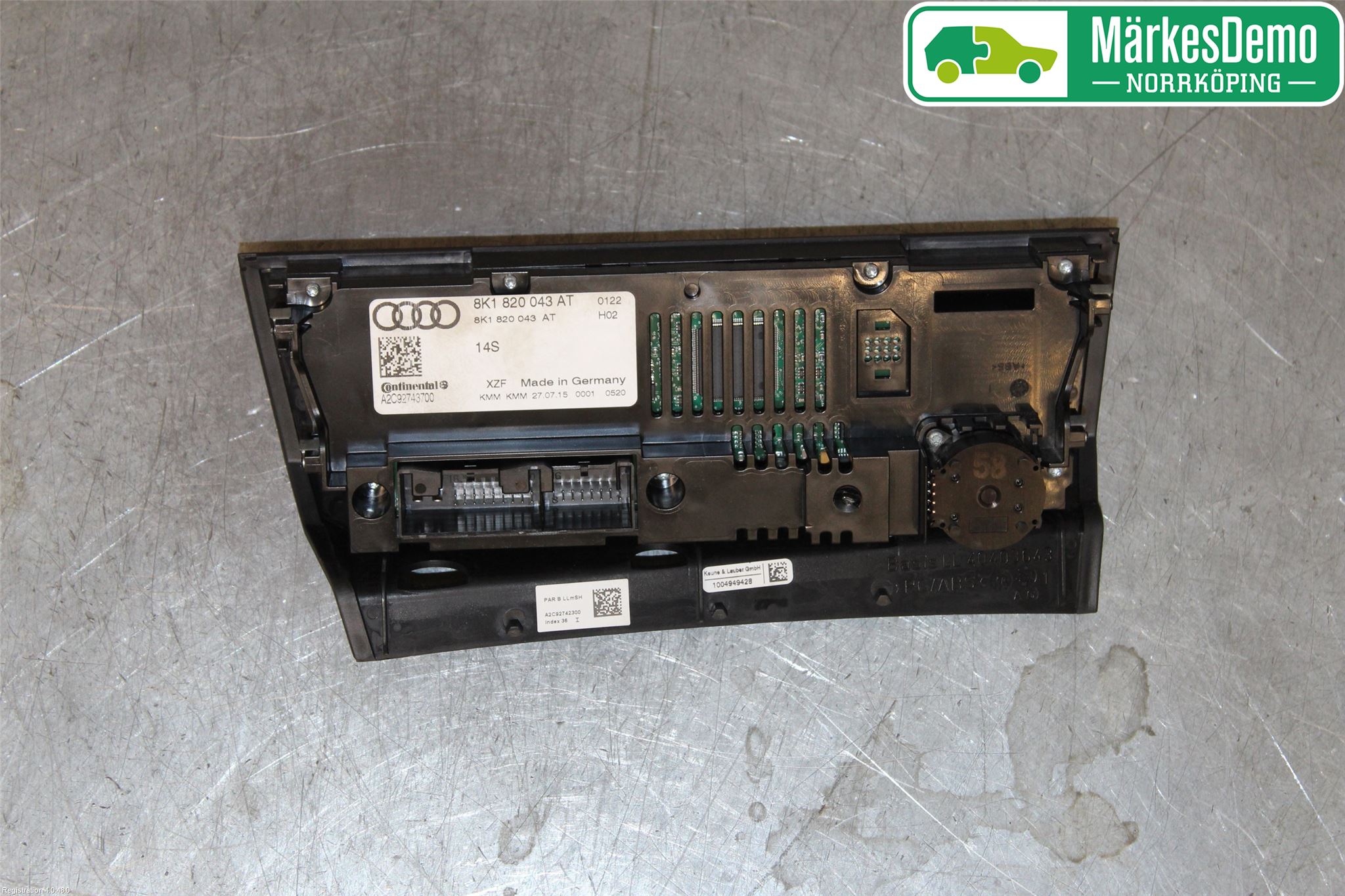 Audi A5 07-16 Varmeapparat Panel(Regulering)