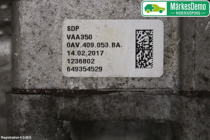 Seat ATECA 16->> Gearkasse Fordelingskasse