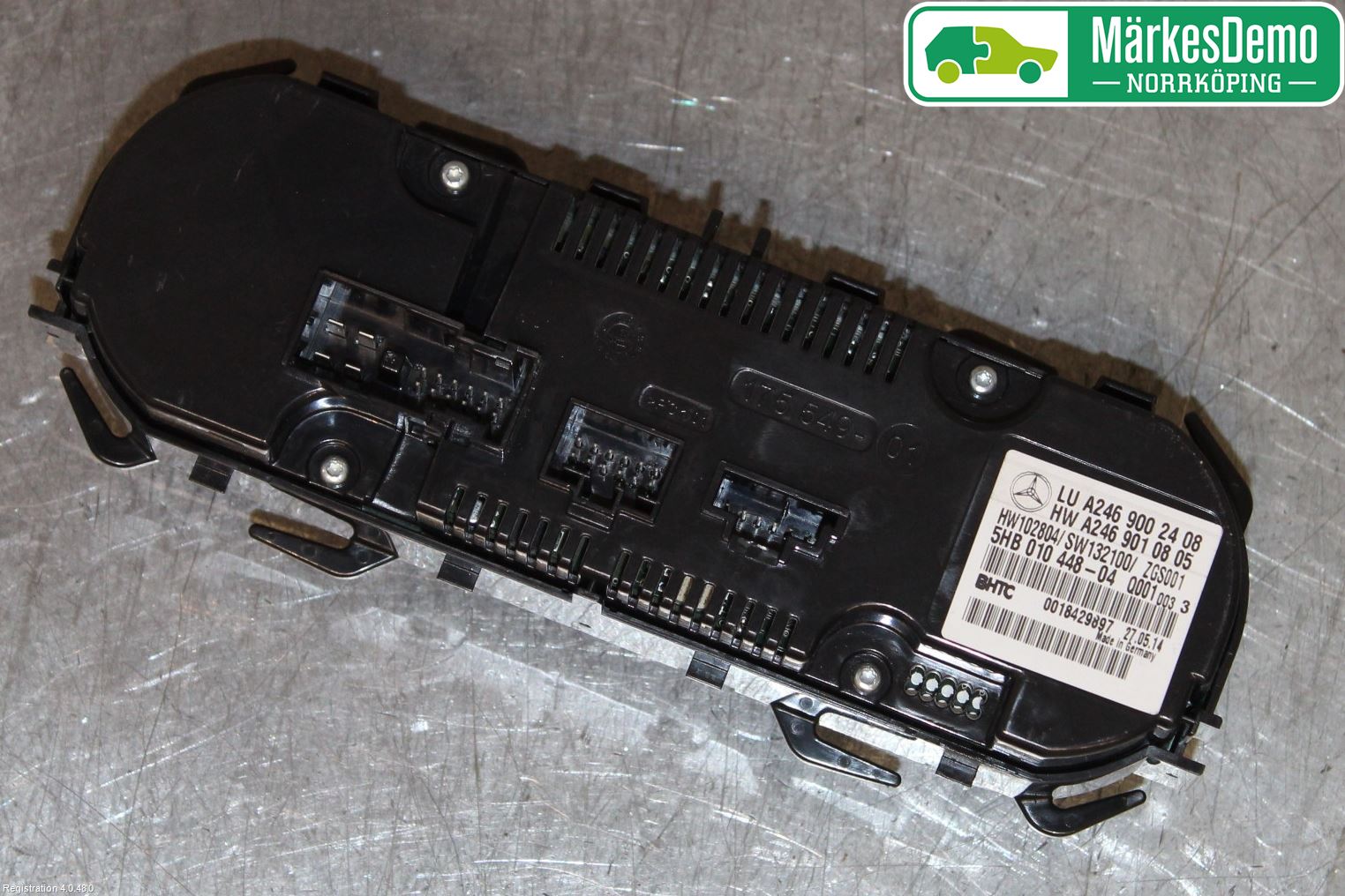 Mercedes-Benz MB B-KLASS (W246/W242) 12-19 Varmeapparat Panel(Regulering)