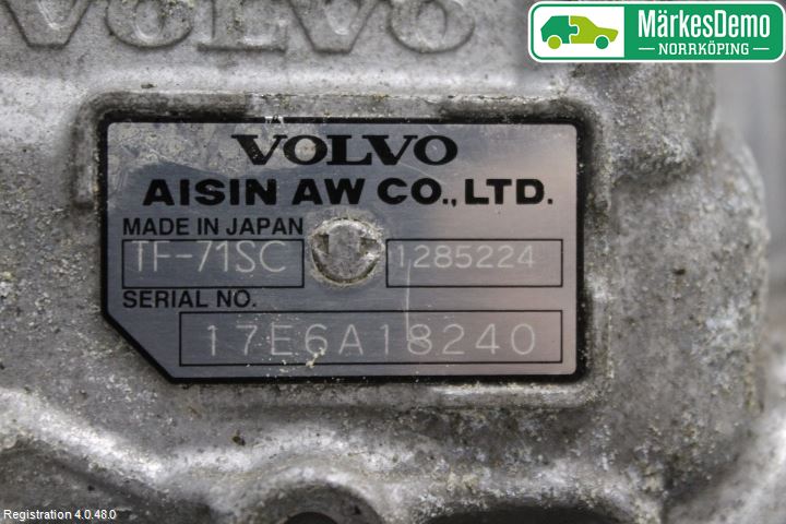 Volvo V40 12-19 Gearkasse Automat