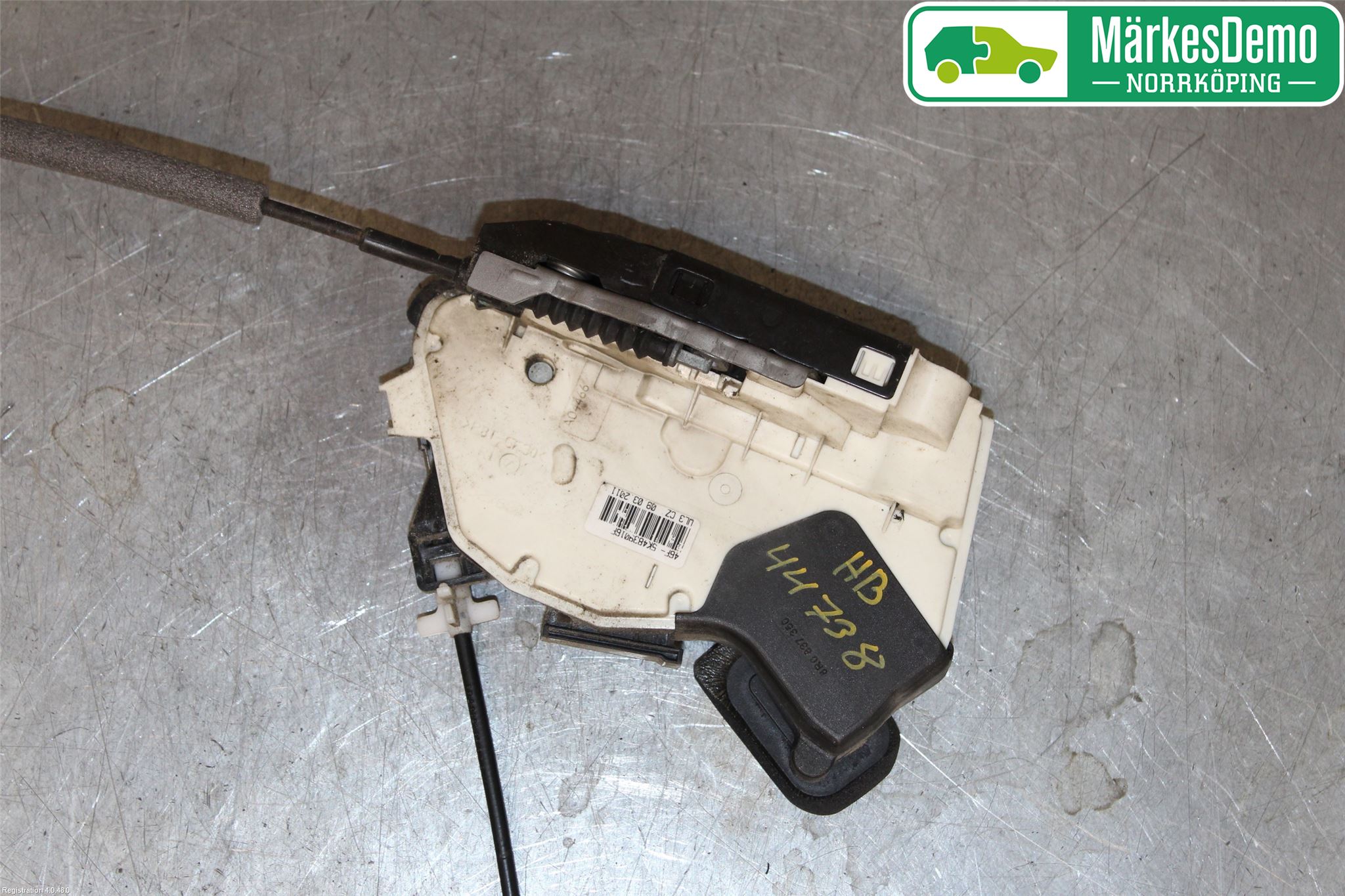 Volkswagen VW POLO 10-17 Dørlås - Låsekasse