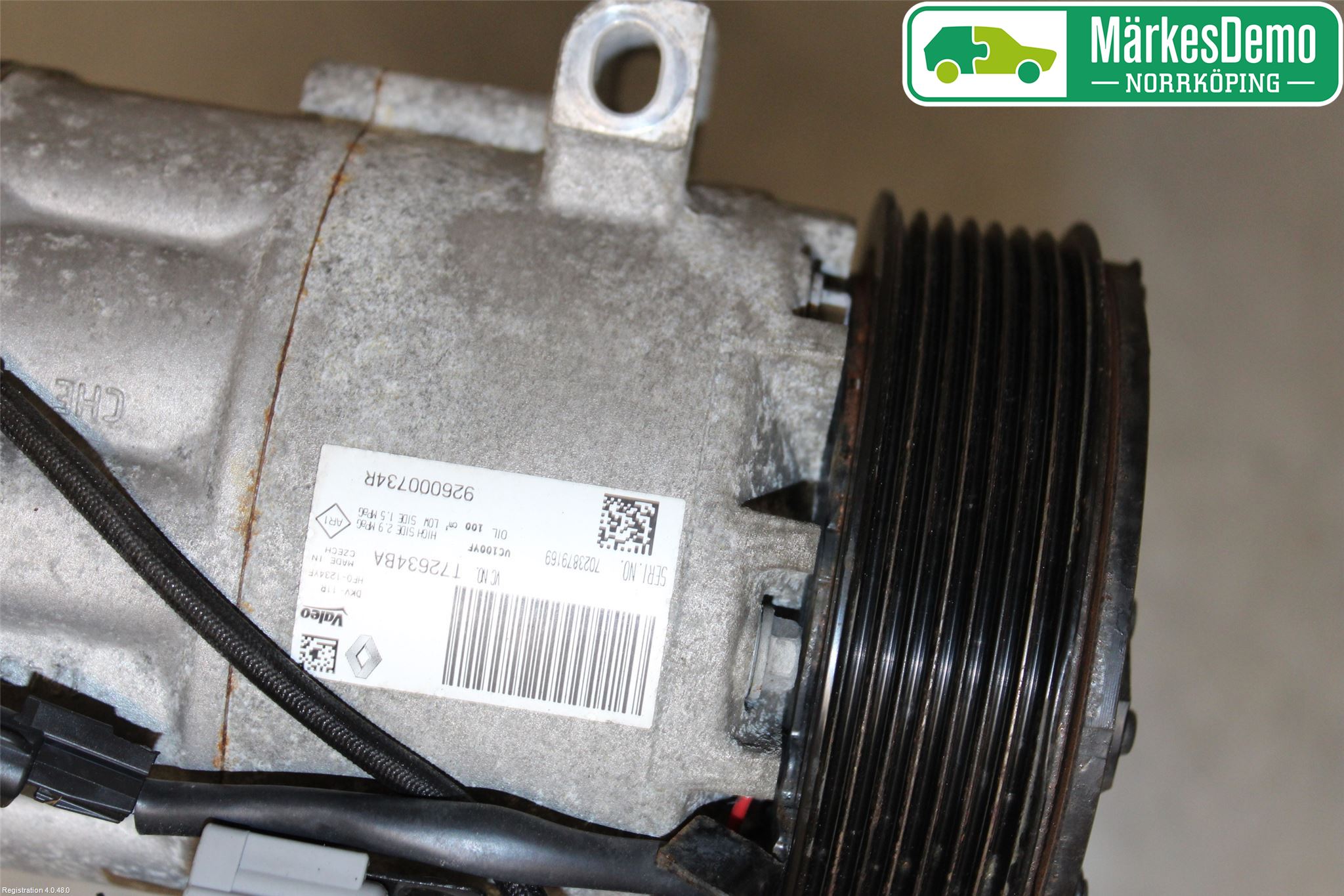 Renault CLIO IV 16-19 Varme Ac Kompressor