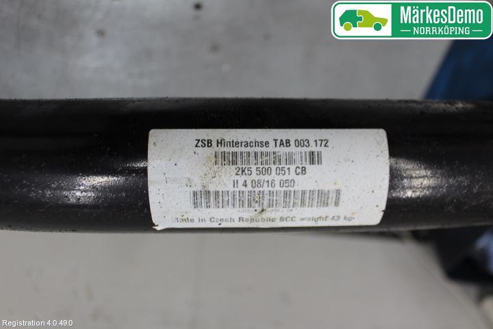Volkswagen VW CADDY 11-15 Bakaksel