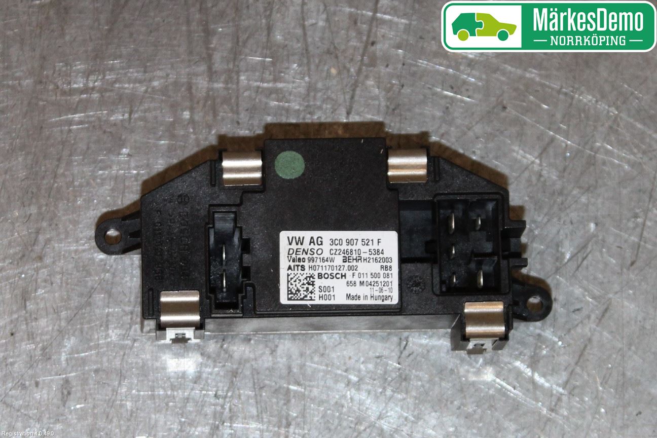 Volkswagen VW PASSAT CC 08-16 Varmeapparat Viftemotstand