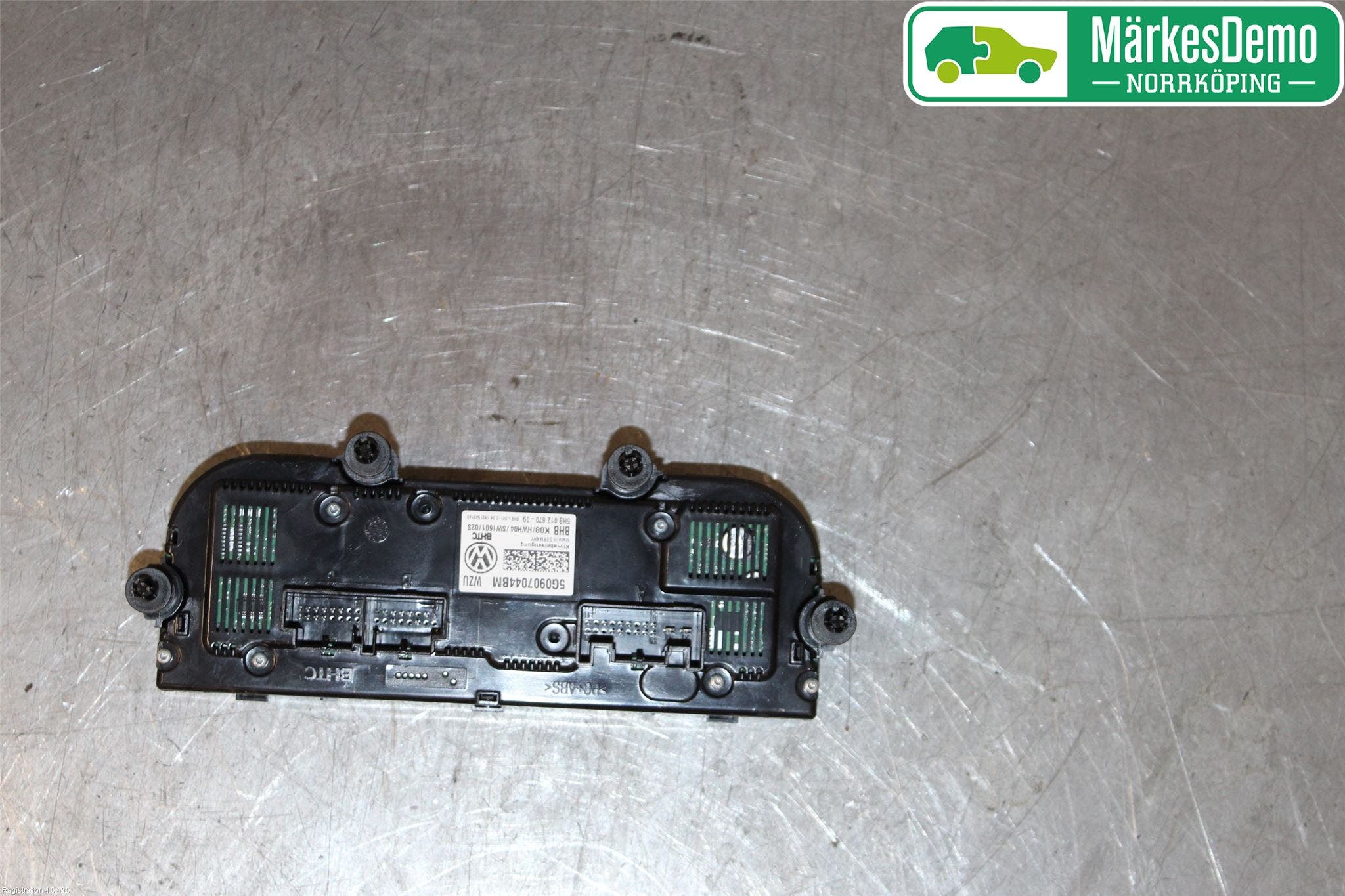 Volkswagen VW GOLF / E-GOLF VII 13-20 Varmeapparat Panel(Regulering)