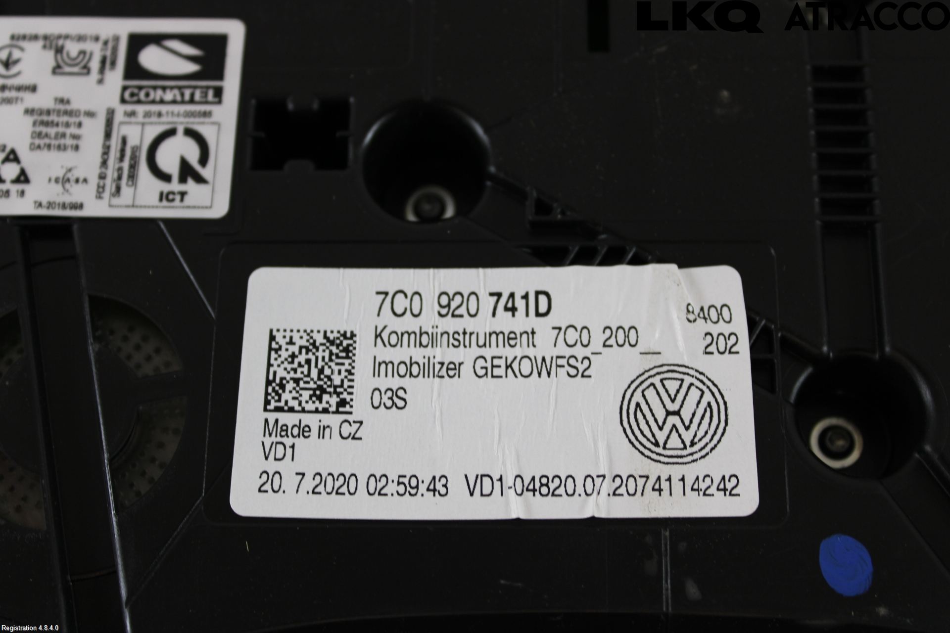 Volkswagen VW CRAFTER II / E-CRAFTER 17- Instr Kombinert